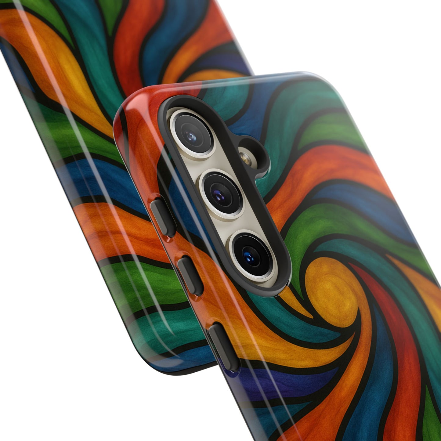 Colorful Swirl Phone Case | Tough Cases, Vibrant Design, Gift for Art Lovers, Funky Case, Unique Phone Accessories