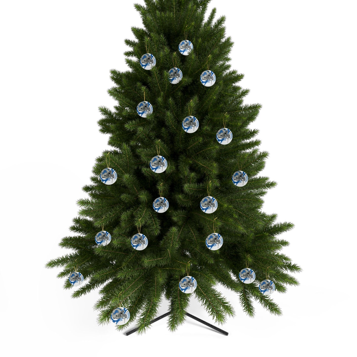 Detroit Lions Ceramic Ornaments - Sports Fan Decoration, Christmas Tree Ornament, Gift for NFL Fans, Holiday Cheer, Team Spirit