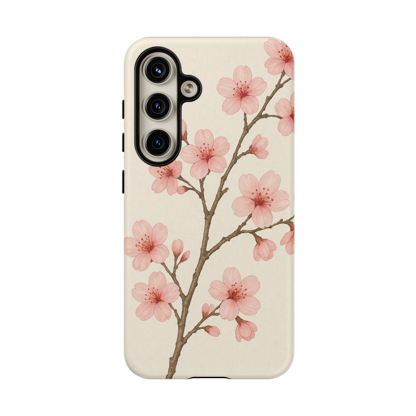 Cherry Blossom Phone Case, Floral Phone Cover, Tough Case for Gifts, Spring Decor, Cute Tech Accessories, Nature Lover's Gift
