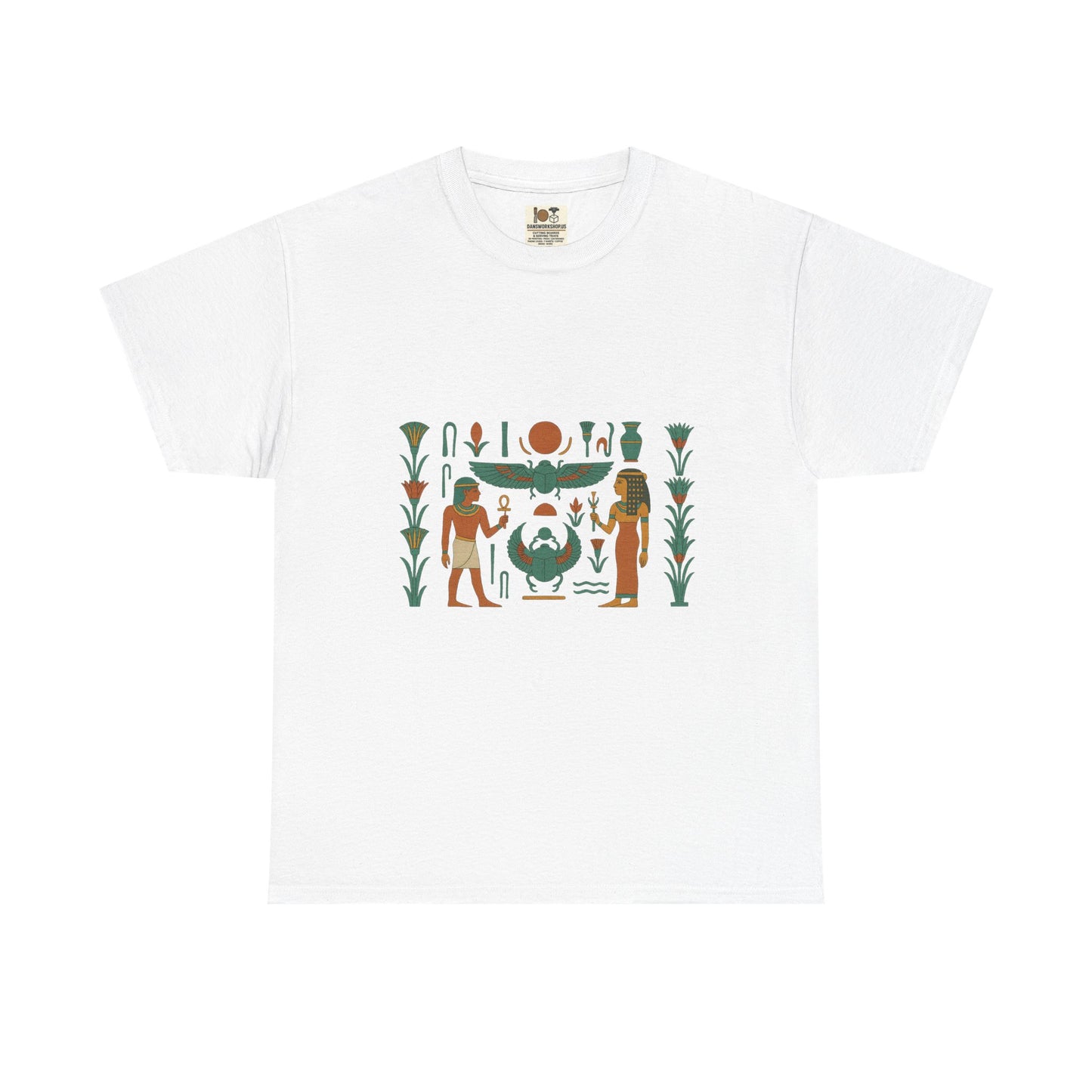 Bohemian Graphic Tee, Unisex Cotton T-Shirt for Every Day, Festival Wear, Gift for Friends, Casual Style, Art Vibe Tee, Egyptian