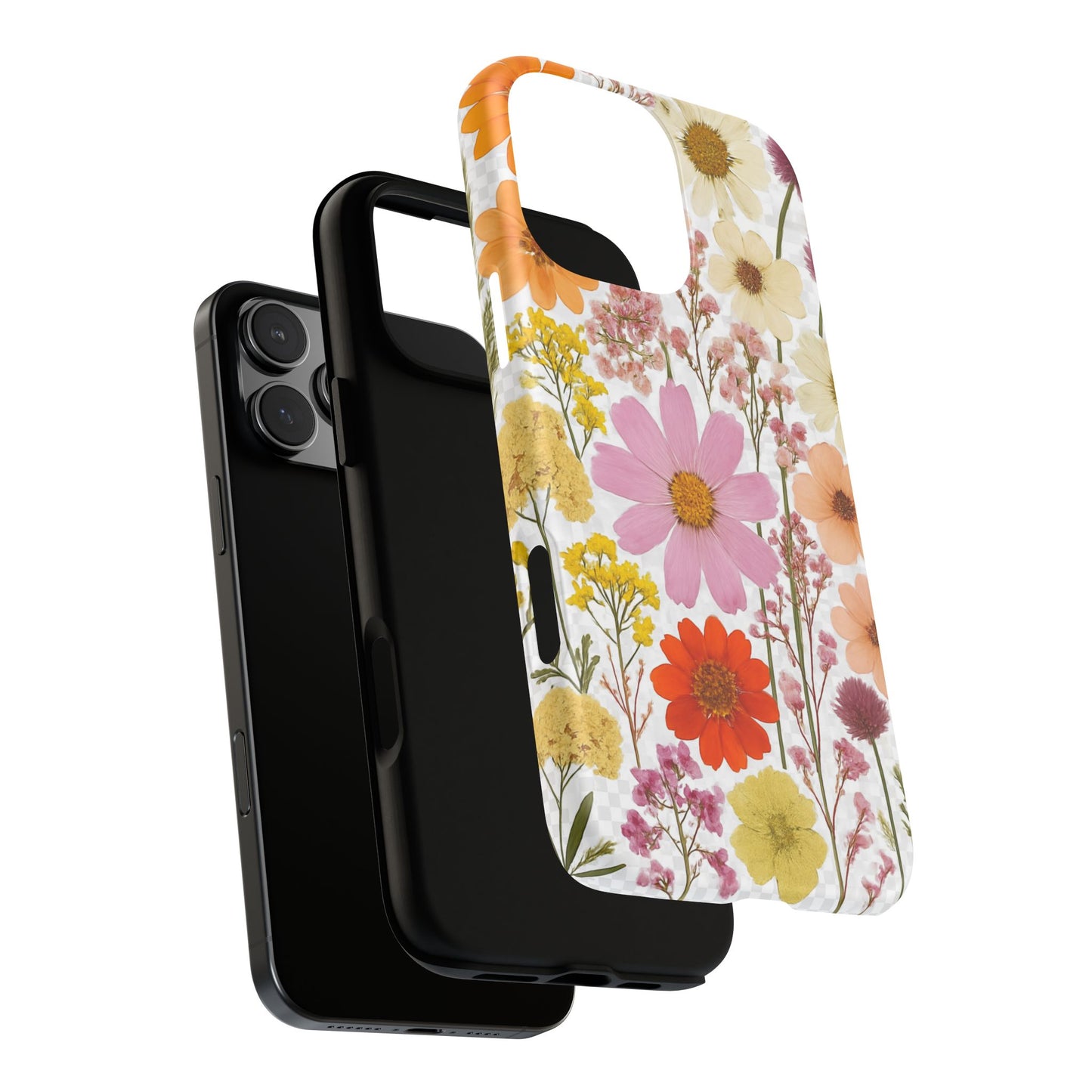 Floral Phone Case - Tough Cases, Stylish Protective Cover, Flower Design, Trendy Gift, Nature Lover Accessory, DRIED FLOWERS