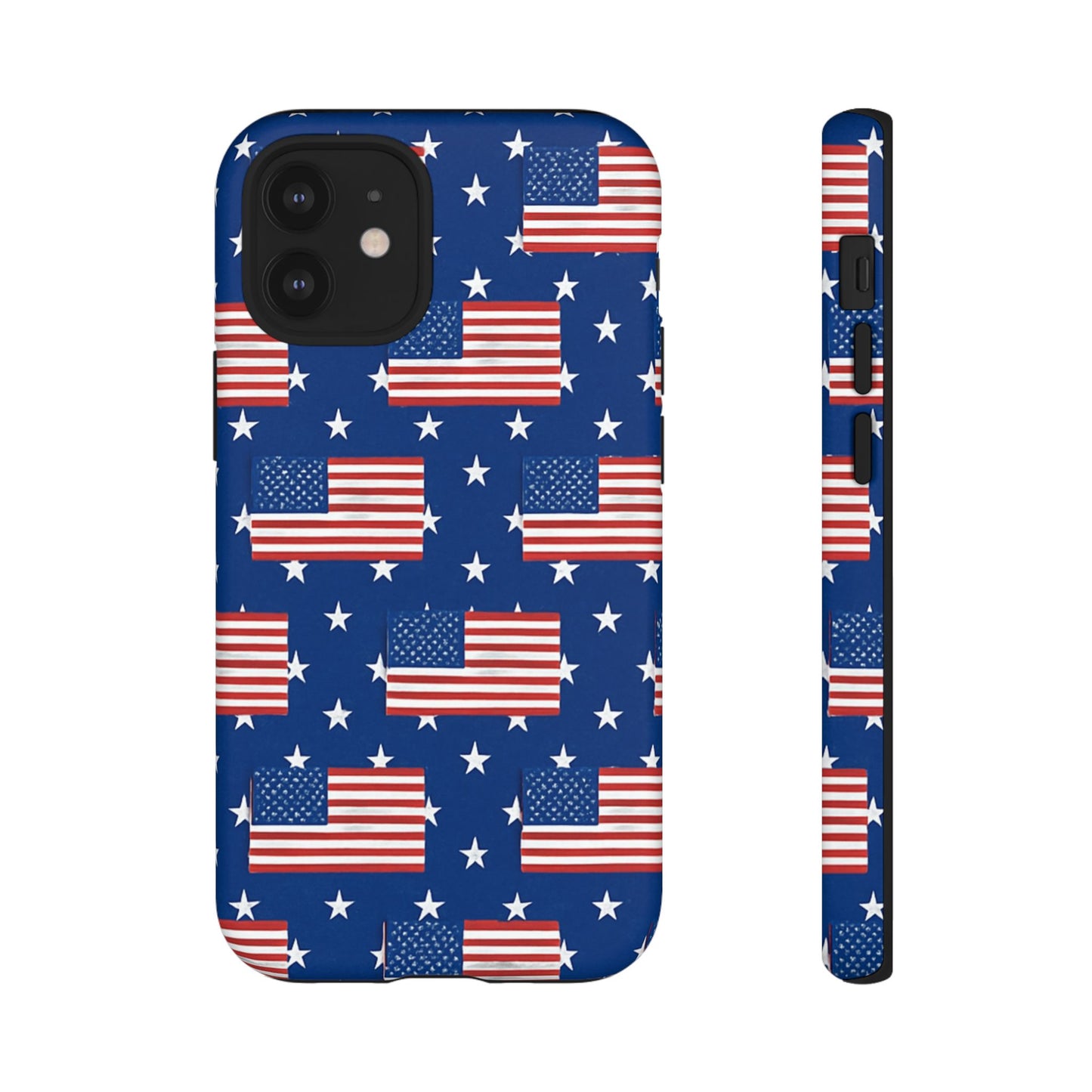 Patriotic Phone Case, Independence Day Accessories, American Flag Design, Star-Spangled Cover, Summer BBQ Gift