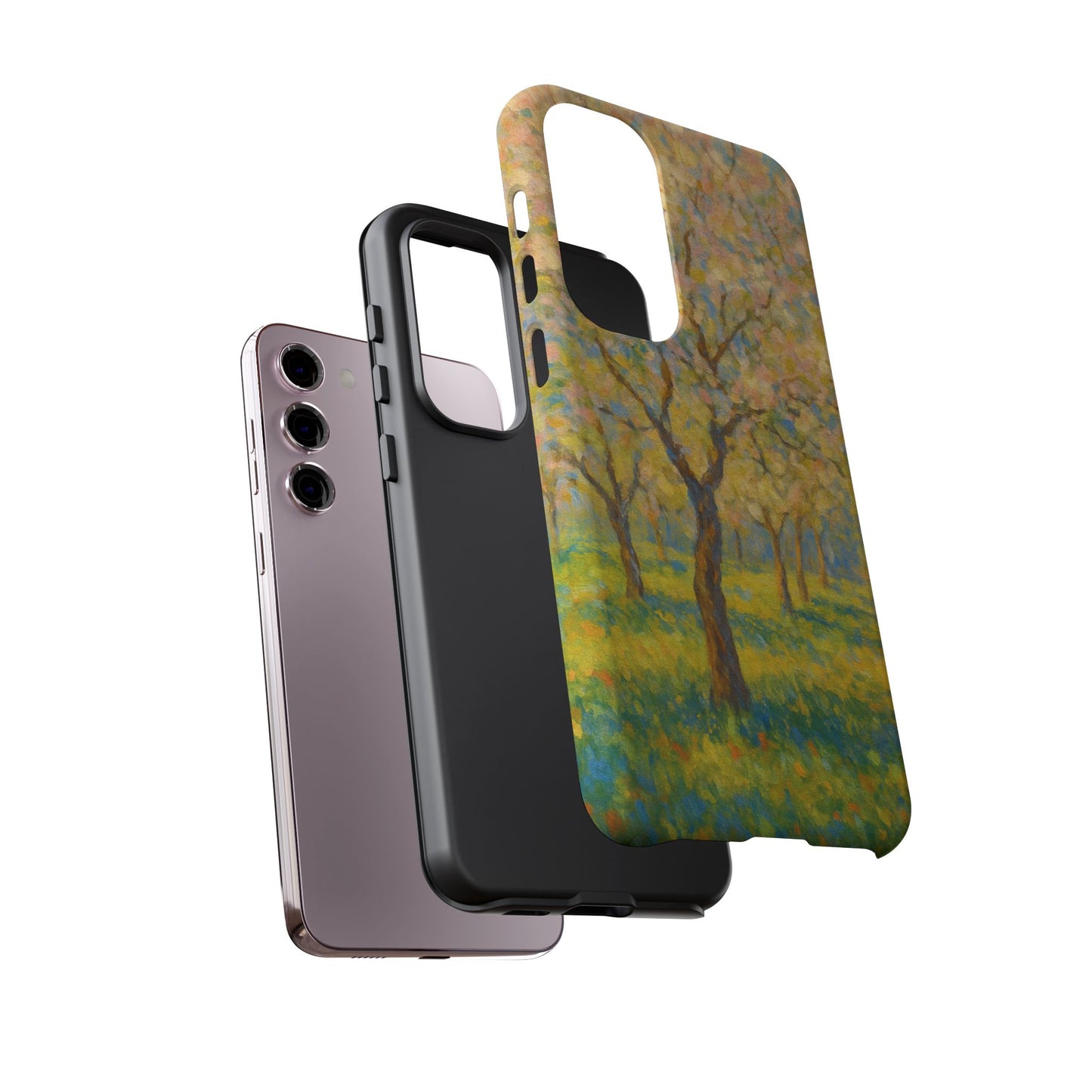 Artistic Phone Case, Tough Phone Case, Flower Tree Case, Spring Decor, Unique Phone Cover, Nature Lover Gift