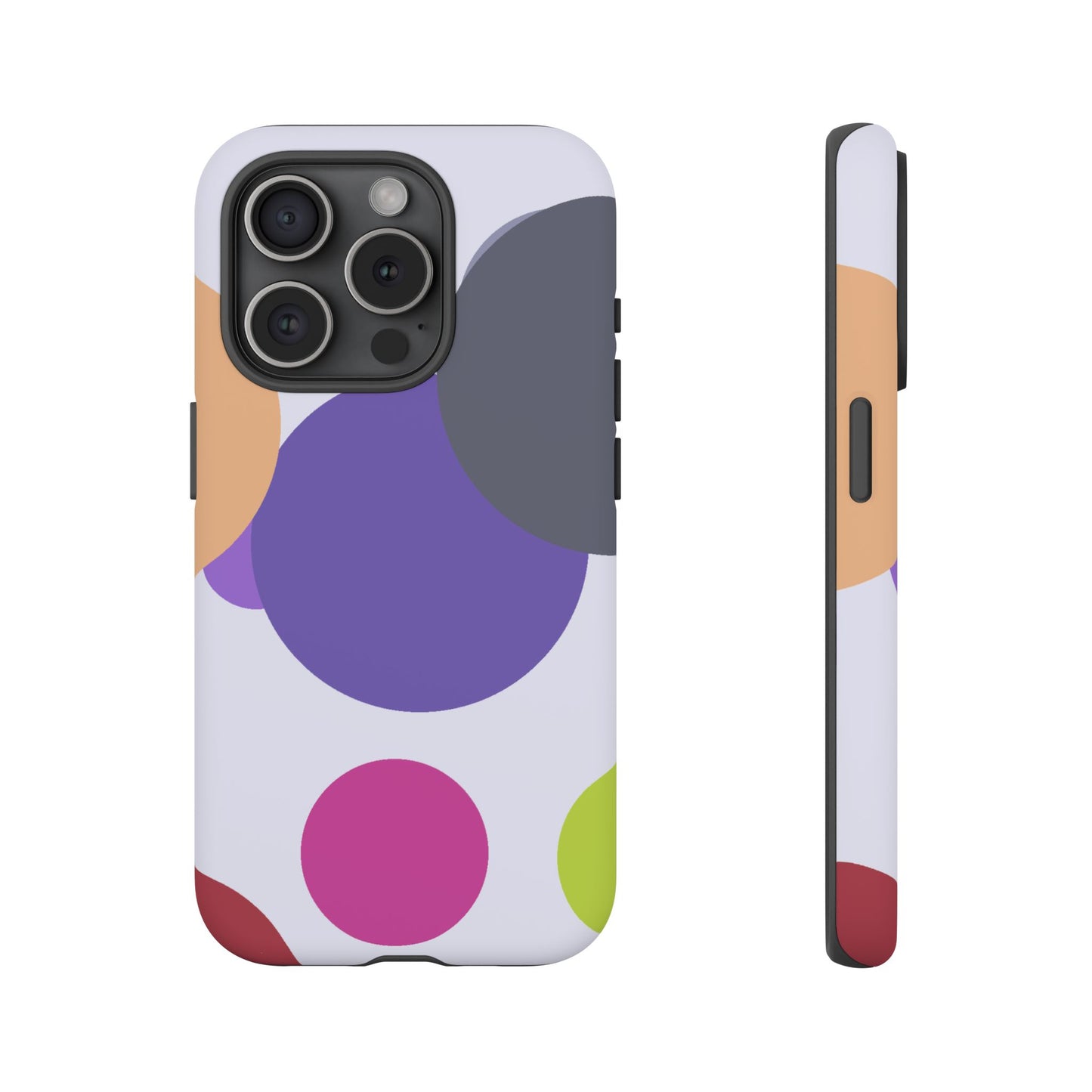 Colorful Geometric Phone Case, Bold Protective Cover for iPhone, Unique Gift for Trendy Teens, Fun Customizable Cases, Modern Design