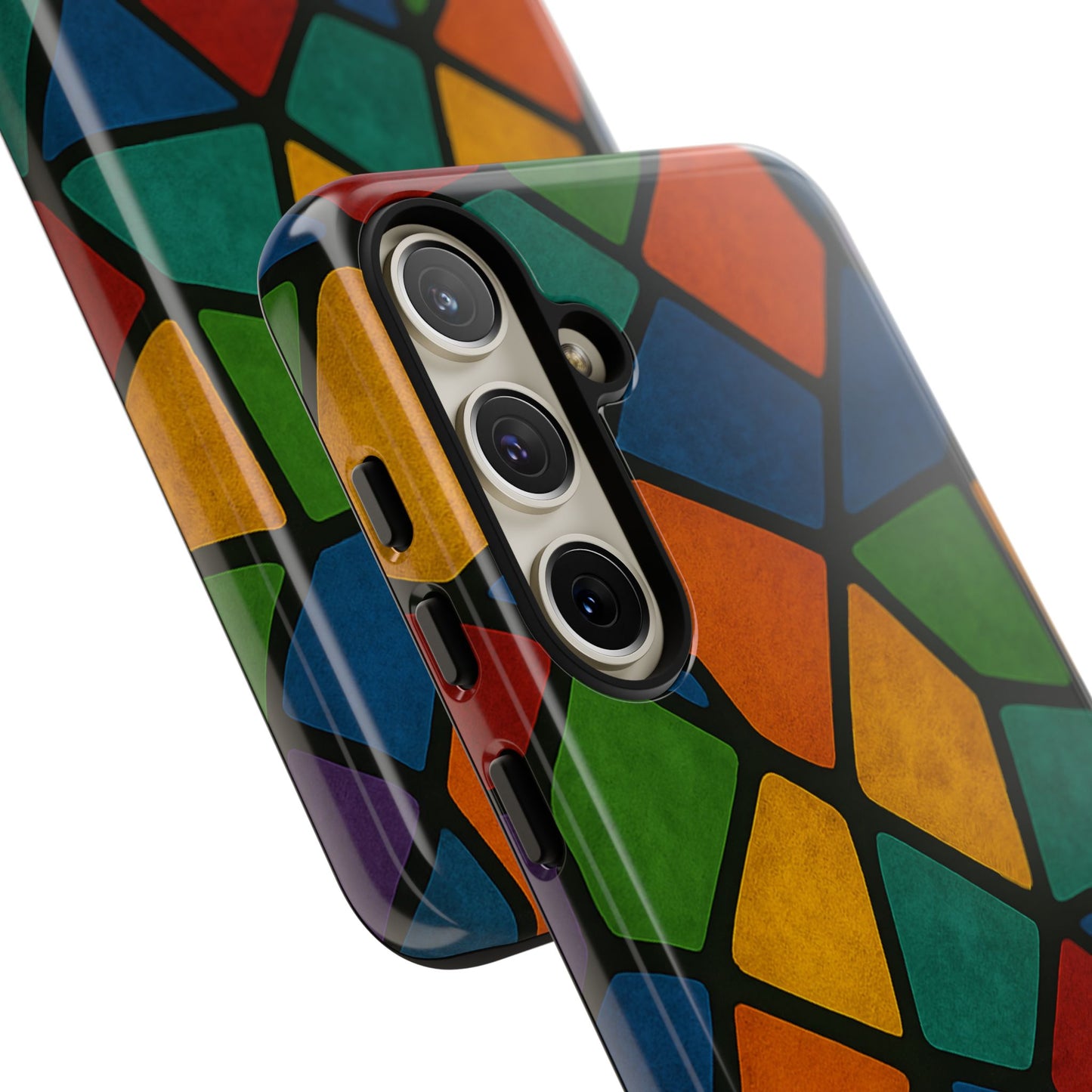 Colorful Mosaic Phone Case, Tough Cell Phone Cover, Vibrant Smartphone Protector, Unique Gift for Weddings, Birthday, Holidays