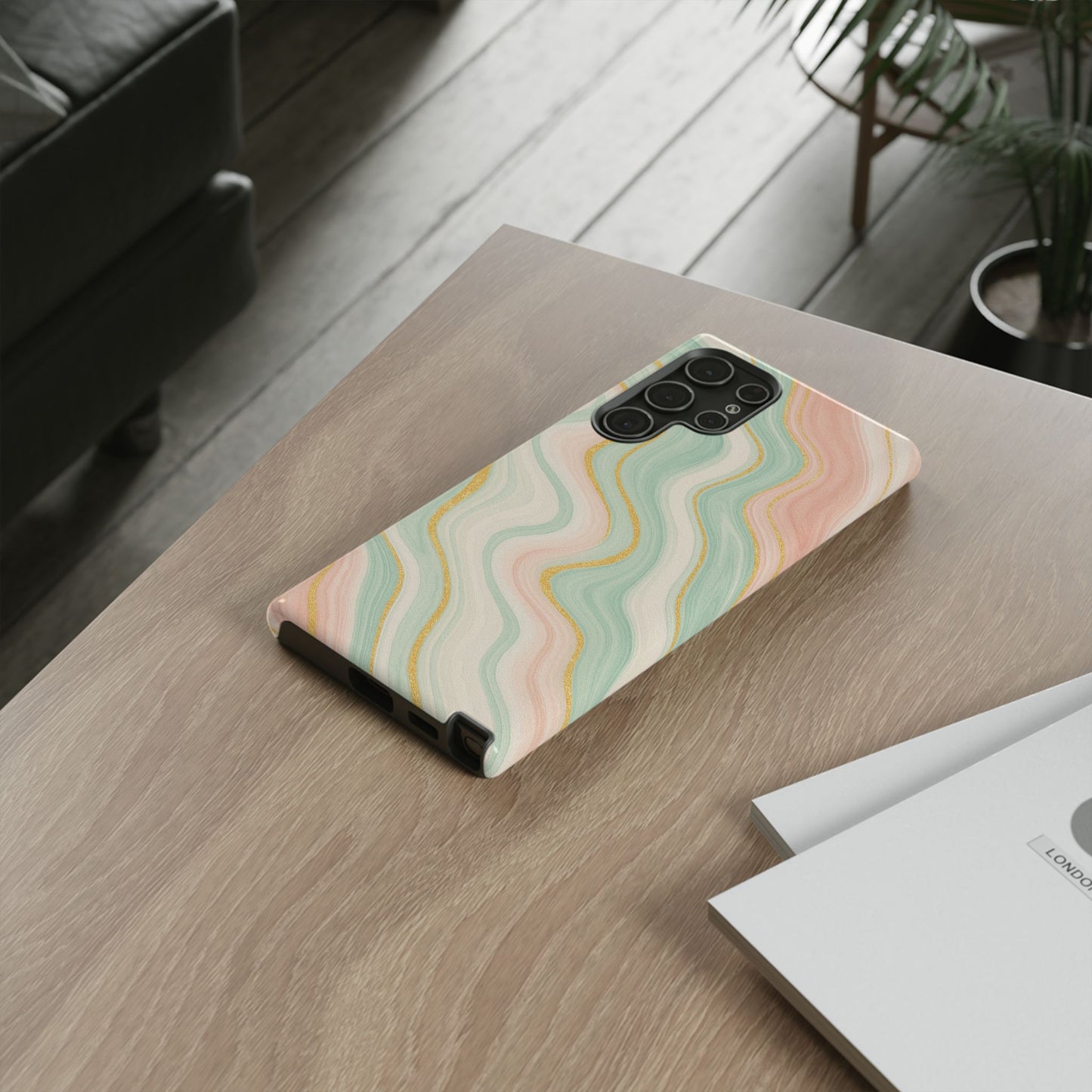 Stylish Phone Case with Abstract Design, Tough Cases for Trendy Protection, Unique Phone Accessories, Gift for Her, Modern Tech Style
