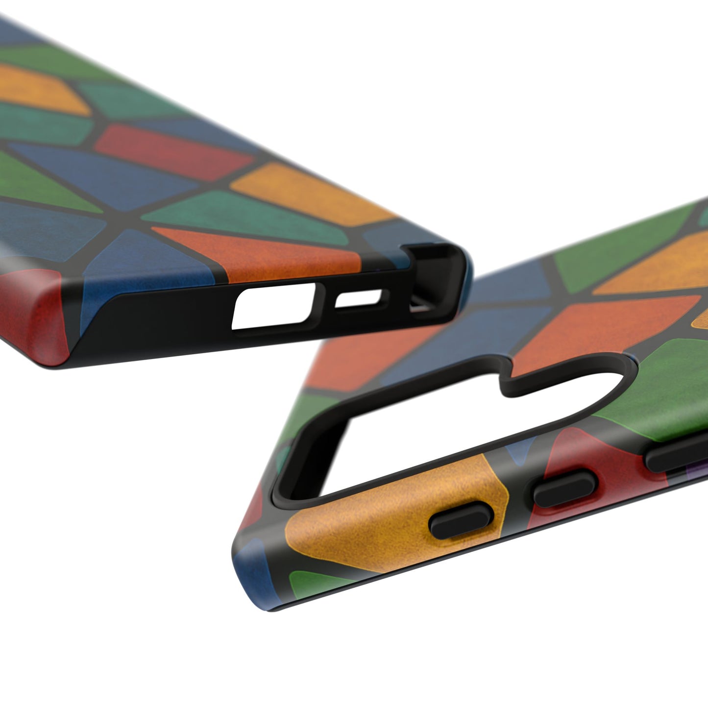 Colorful Mosaic Phone Case, Tough Cell Phone Cover, Vibrant Smartphone Protector, Unique Gift for Weddings, Birthday, Holidays
