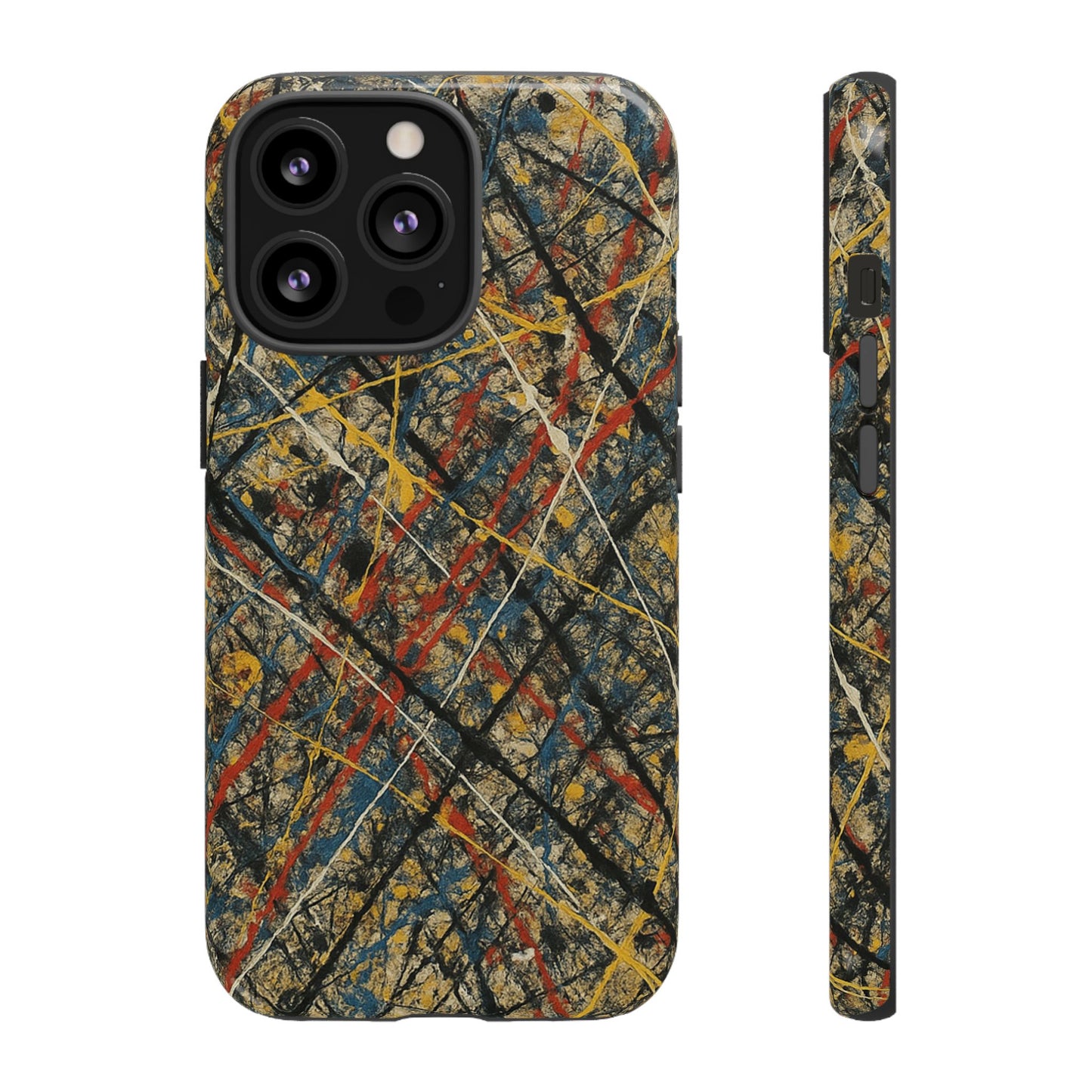 Tough Cases Phone Case - Bold Abstract Design, Stylish Mobile Cover, Unique Gift for Him/Her, Durable Accessory, Trendy Protection