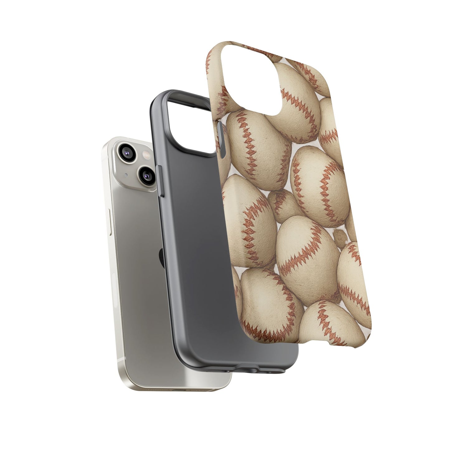 Baseball Phone Case, Tough Cases for Sports Fans, Custom iPhone Cover, Unique Gift for Baseball Lovers, Durable Protection