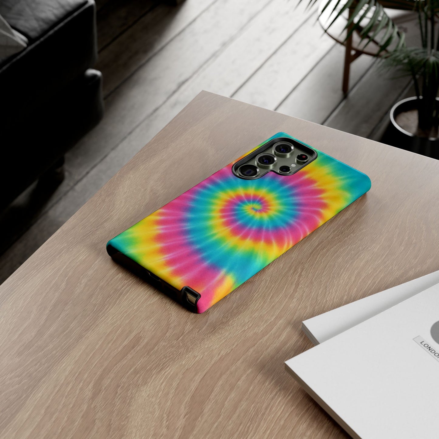 Colorful Tie-Dye Phone Case, Vibrant Phone Cover, Boho Style Accessory, Gift for Teens, Trendy Phone Accessories