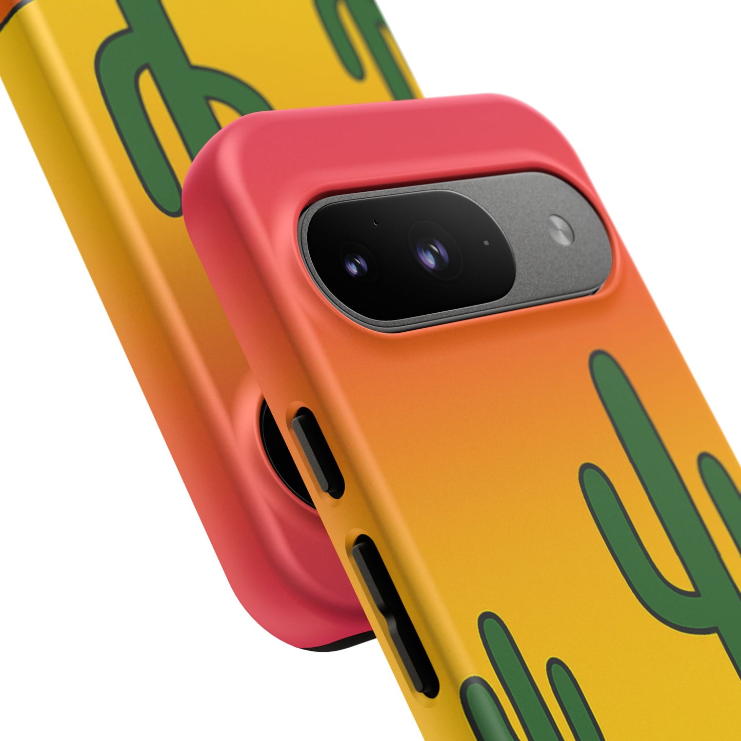Desert Vibes Phone Case, Tough Cases, Cactus Design, Colorful Phone Cover, Summer Aesthetic, Unique Gift Idea
