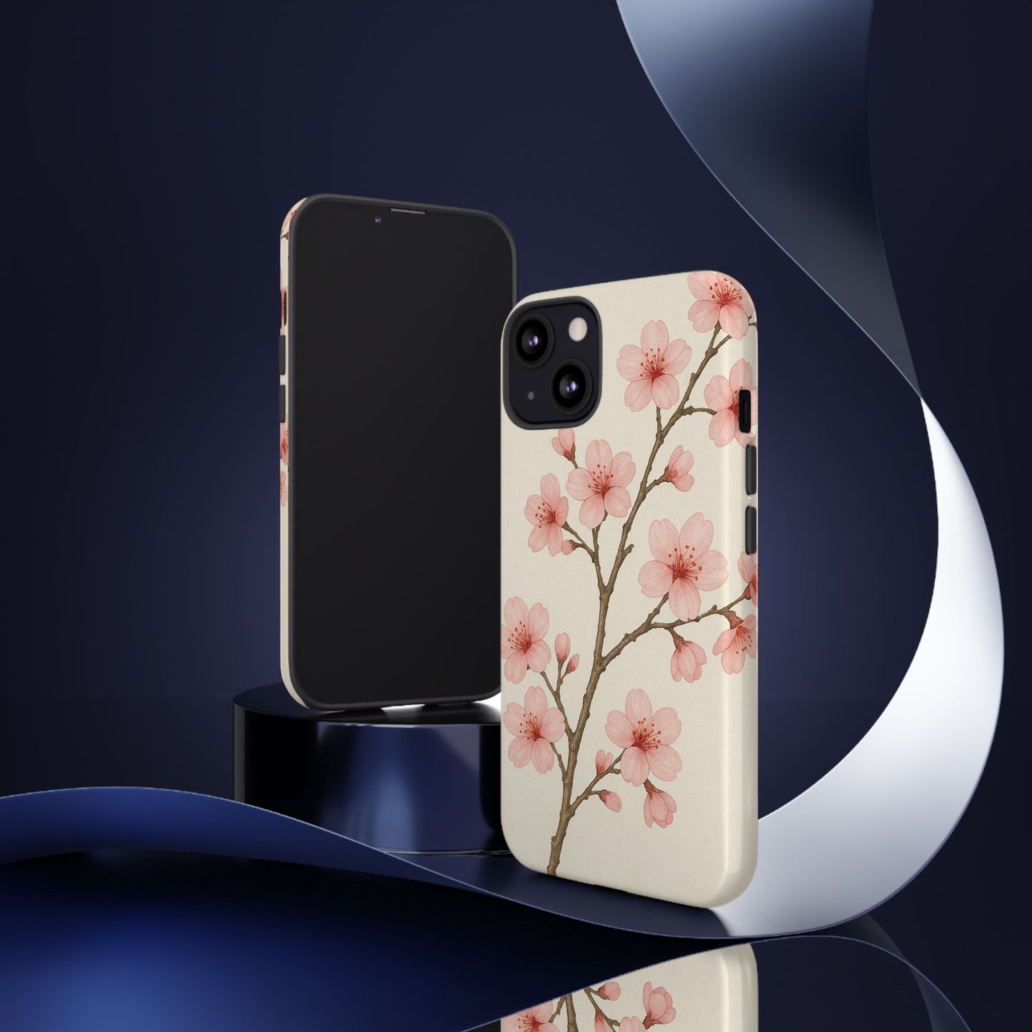 Cherry Blossom Phone Case, Floral Phone Cover, Tough Case for Gifts, Spring Decor, Cute Tech Accessories, Nature Lover's Gift