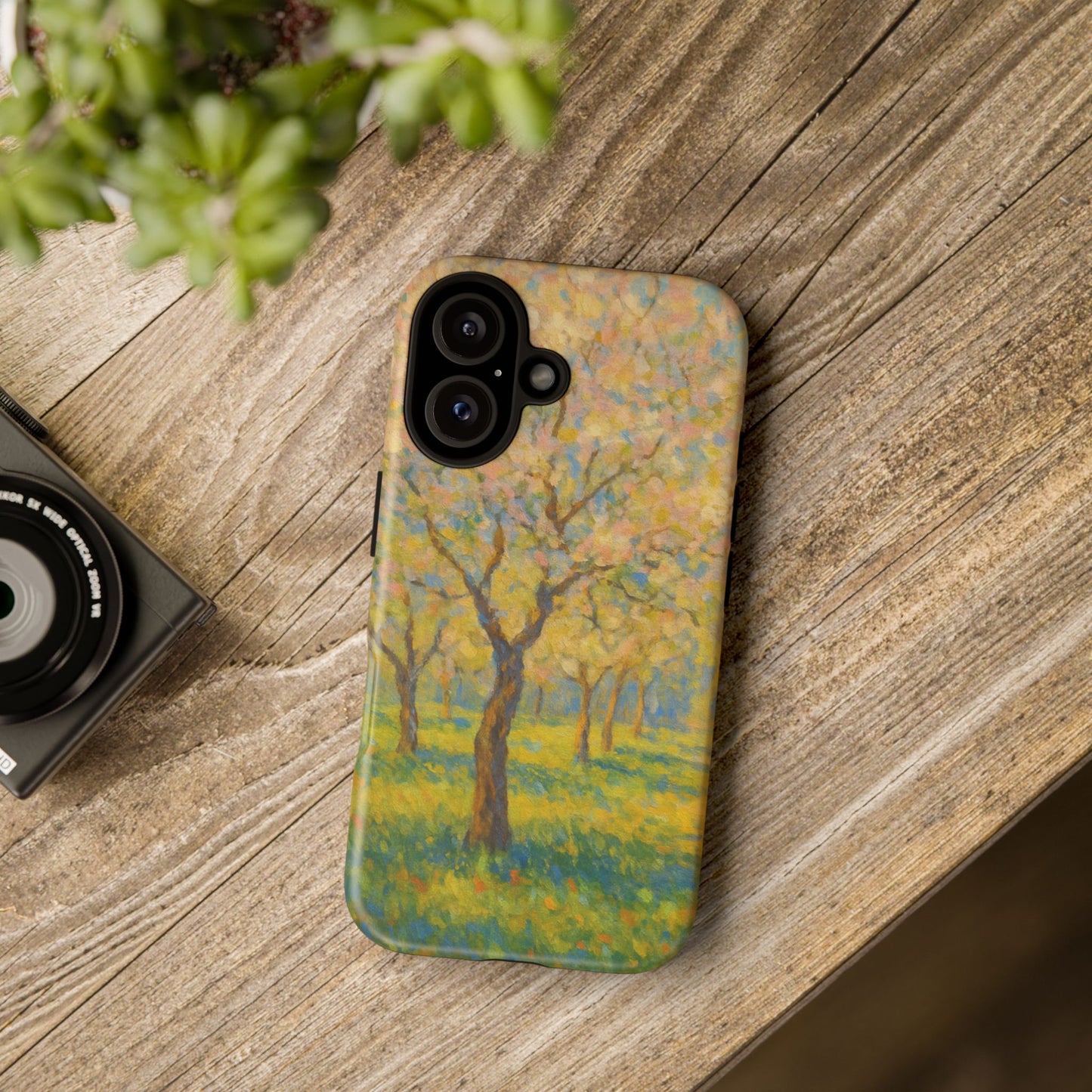Artistic Phone Case, Tough Phone Case, Flower Tree Case, Spring Decor, Unique Phone Cover, Nature Lover Gift