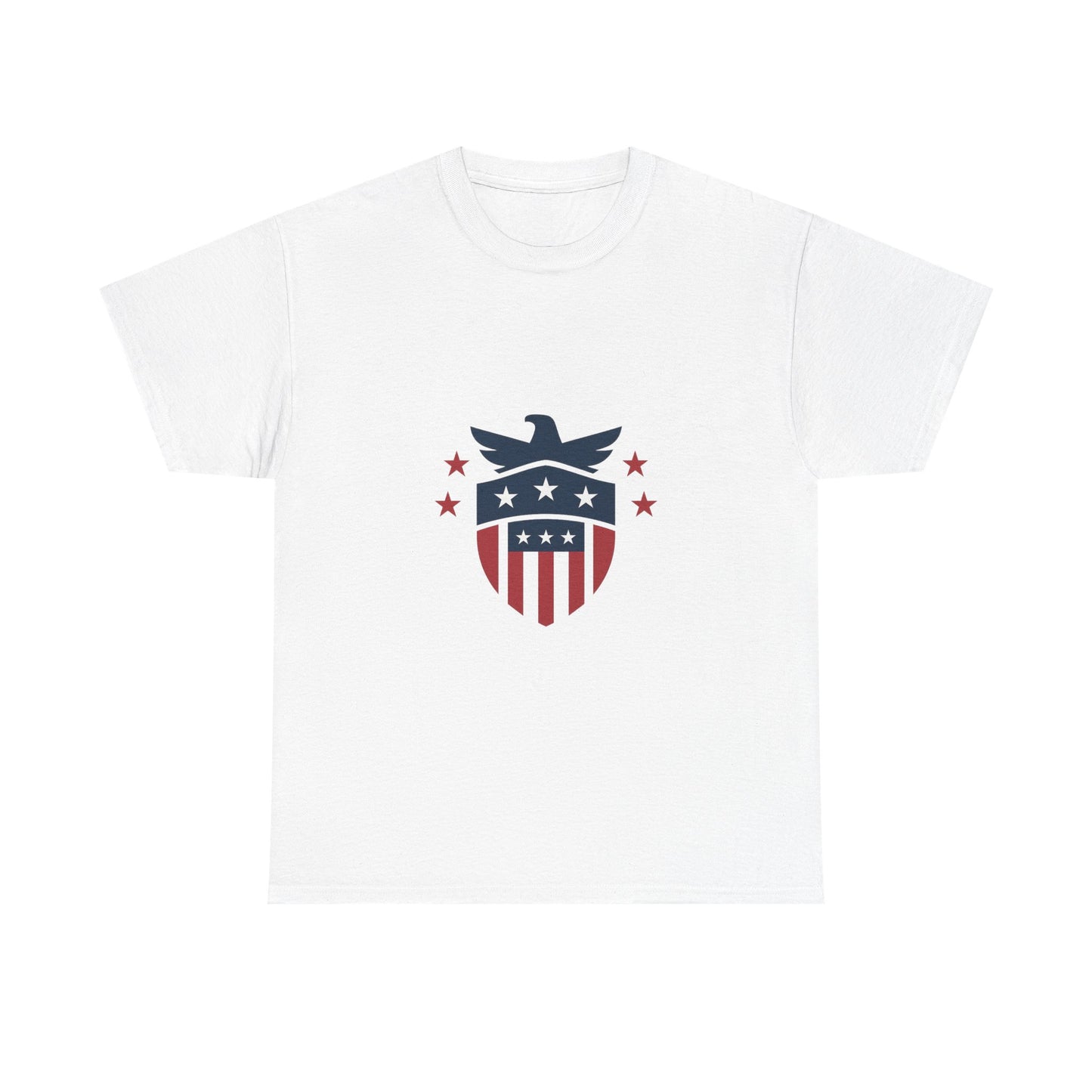 Patriotic Eagle Tee, Unisex Cotton Shirt, USA Flag T-Shirt, 4th of July Gift, Casual Wear for Summer Celebrations