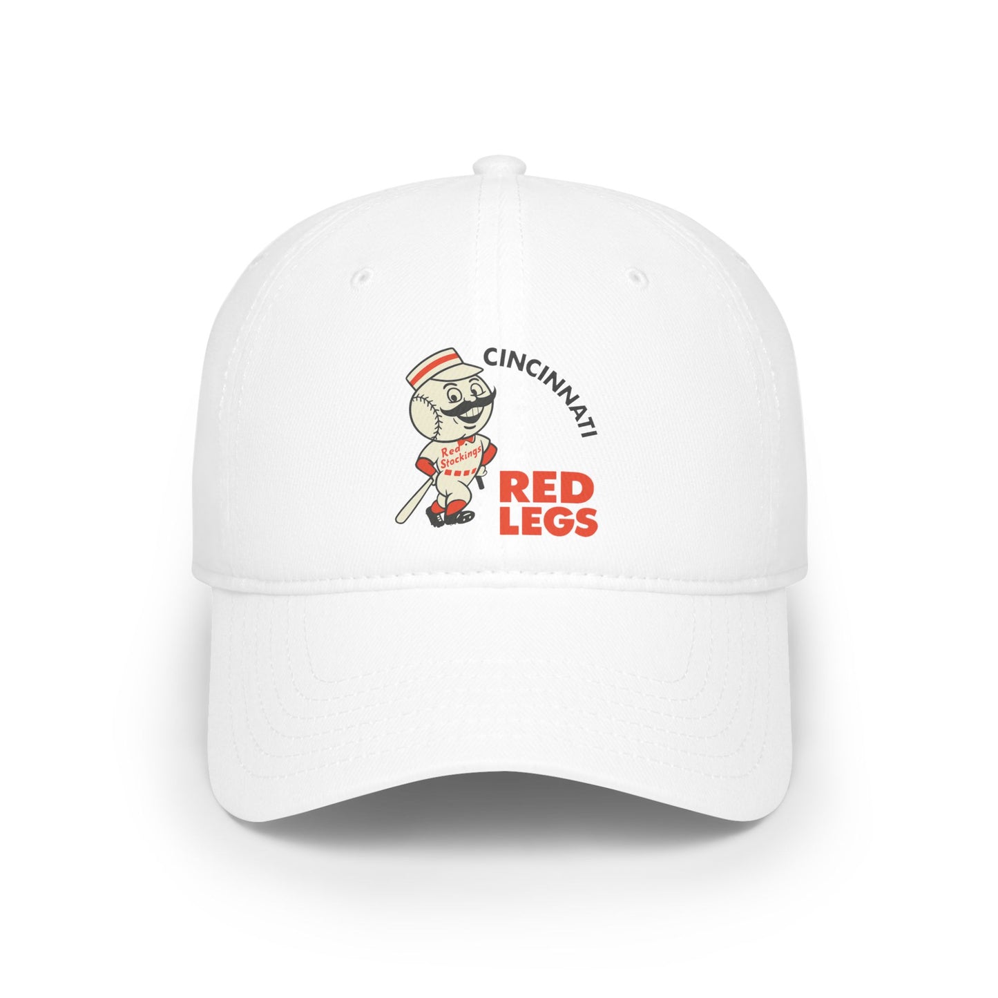 Cincinnati Reds Low Profile Baseball Cap, Adjustable Red Hat, Sports Cap, Team Gear, Gift for Baseball Fans