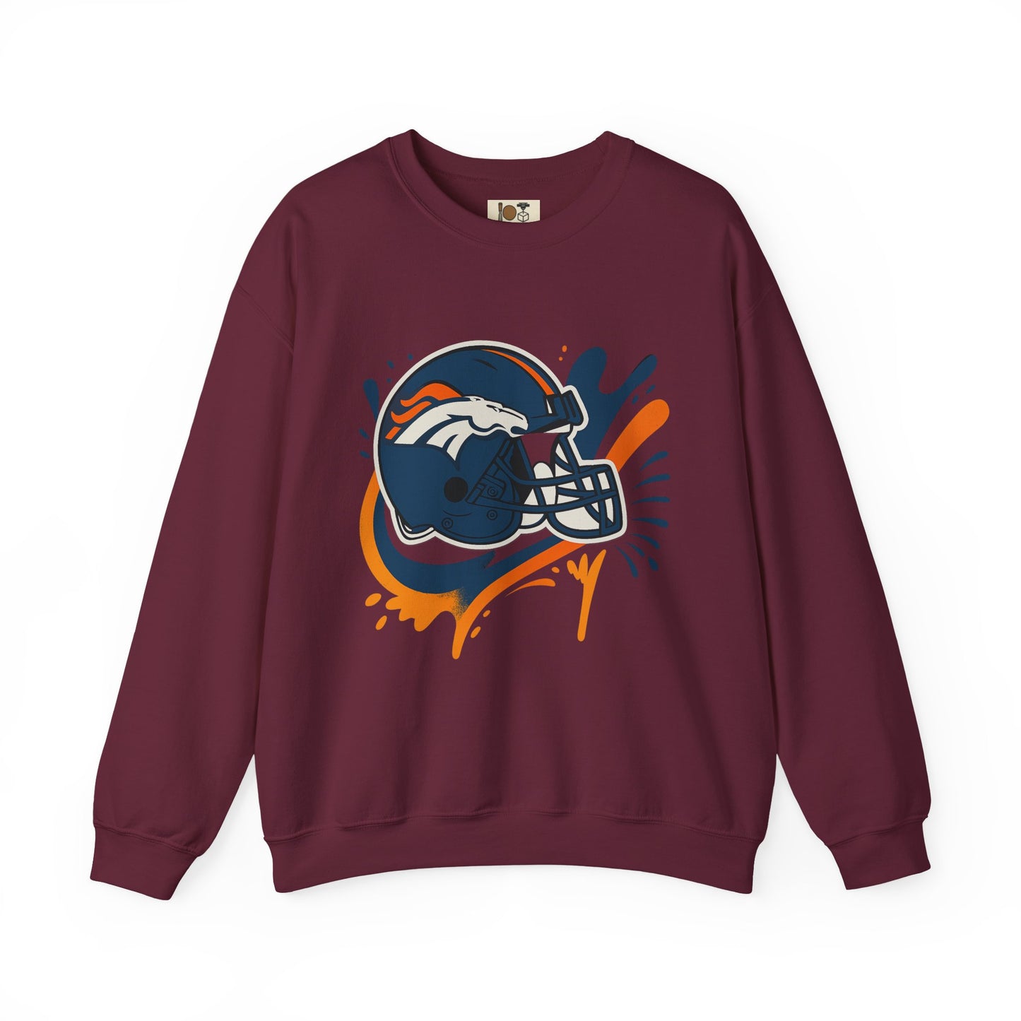Denver Broncos Crewneck Sweatshirt, Football Fan Gear, Unisex Sports Apparel, Game Day Outfit, Perfect Gift for Fans