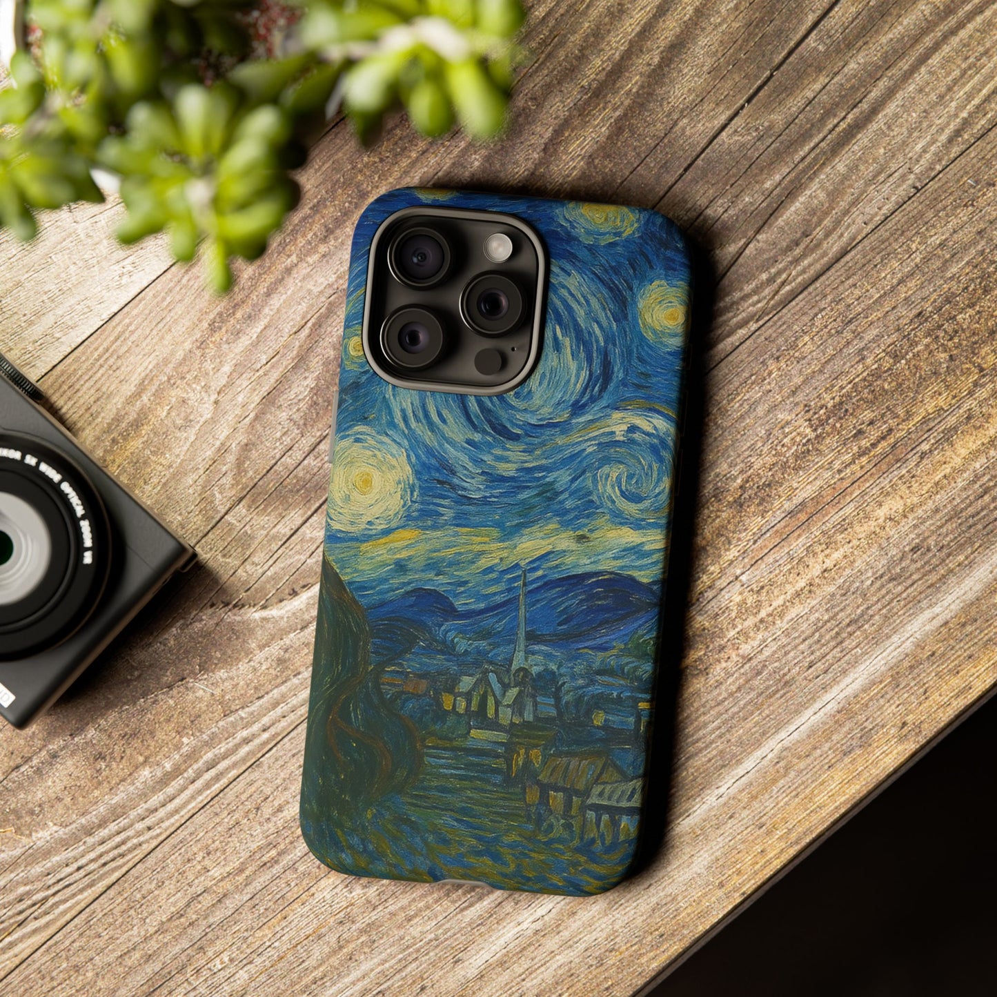 Starry Night Phone Case, Artistic Cell Phone Cover, Gift for Art Lovers, Unique Phone Accessory, Birthday Gift for Him/Her, Tough Cases