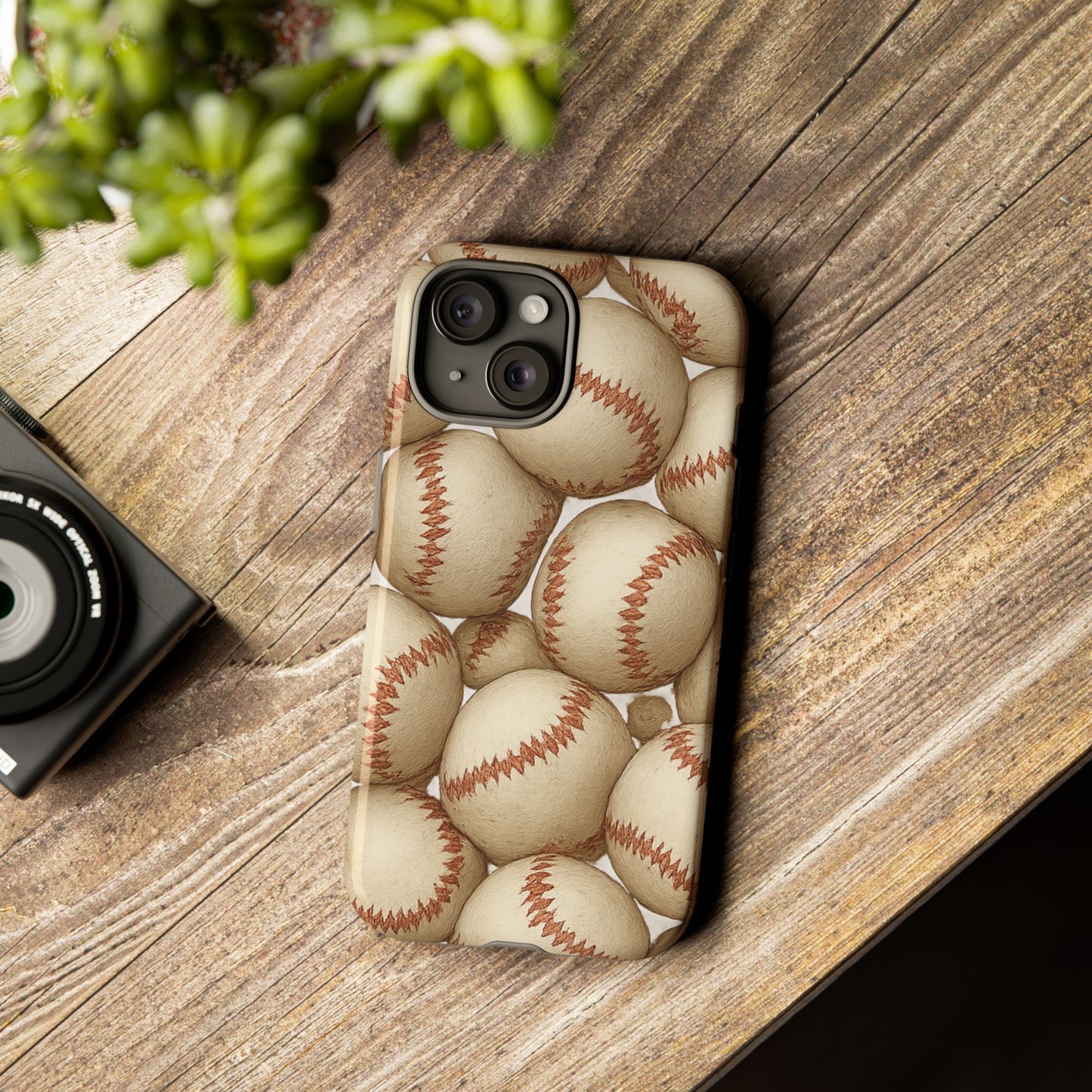 Baseball Phone Case, Tough Cases for Sports Fans, Custom iPhone Cover, Unique Gift for Baseball Lovers, Durable Protection