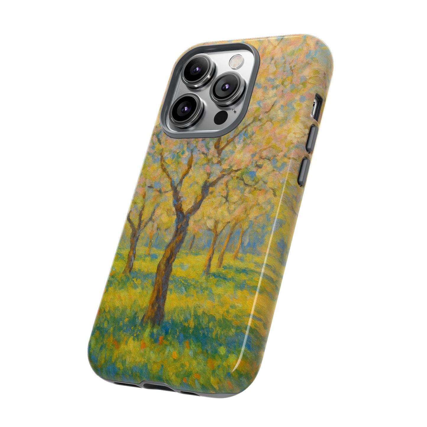 Artistic Phone Case, Tough Phone Case, Flower Tree Case, Spring Decor, Unique Phone Cover, Nature Lover Gift
