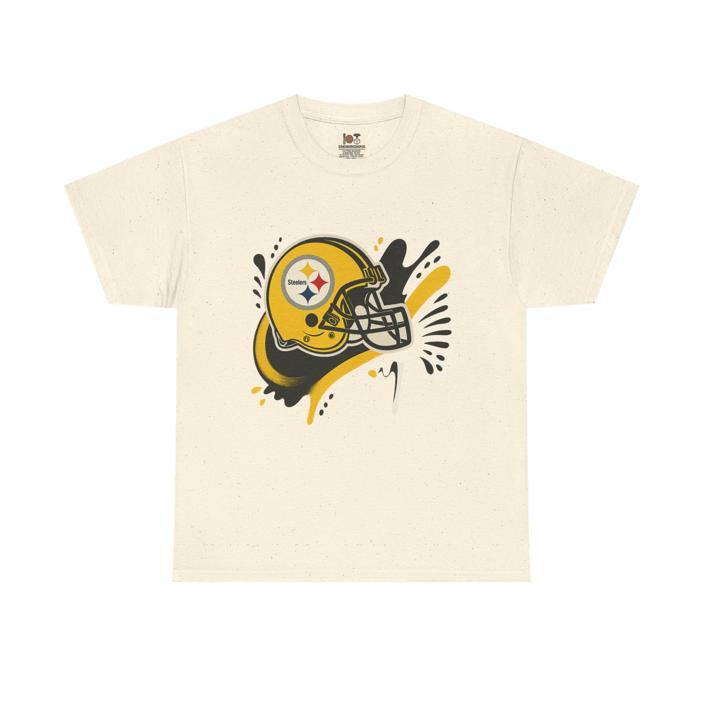Pittsburgh Steelers Inspired Unisex Heavy Cotton Tee, Sports Fan T-Shirt, Game Day Apparel, Gift for Him/Her, Football Season Style