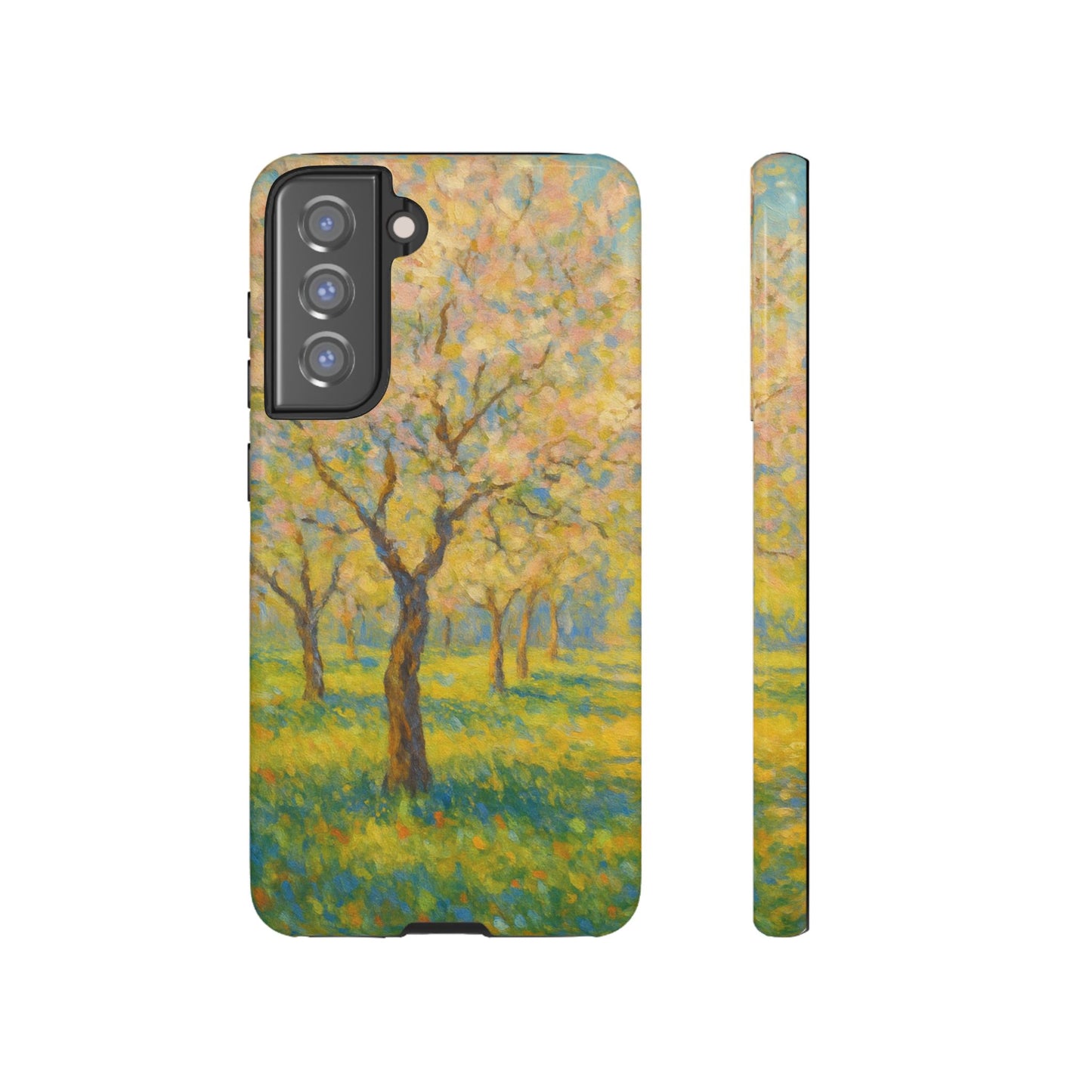 Artistic Phone Case, Tough Phone Case, Flower Tree Case, Spring Decor, Unique Phone Cover, Nature Lover Gift