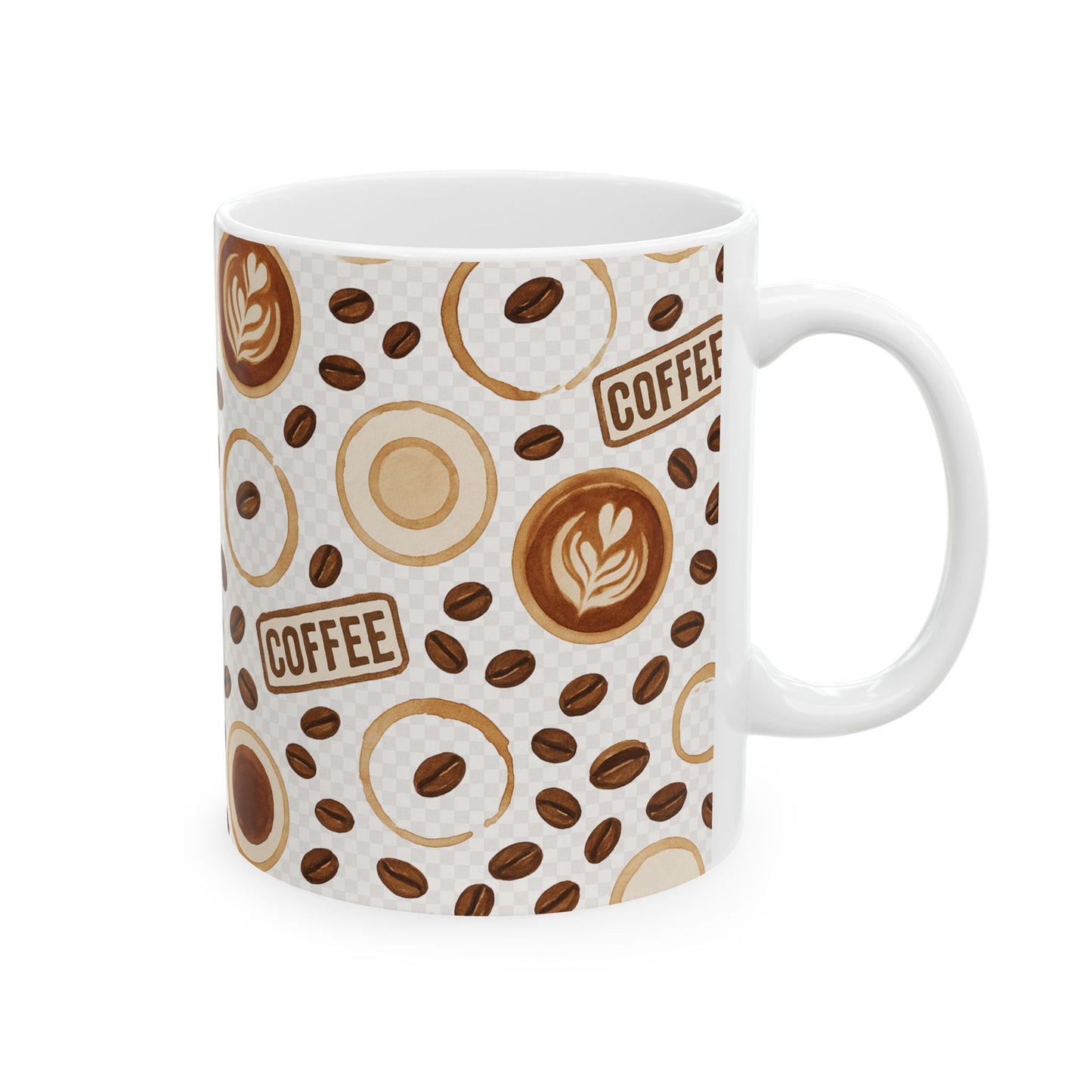 Coffee Lover's Ceramic Mug | 11oz & 15oz | Perfect Gift for Coffee Enthusiasts, Kitchen Decor, Office Use, Coffee Break, Housewarming