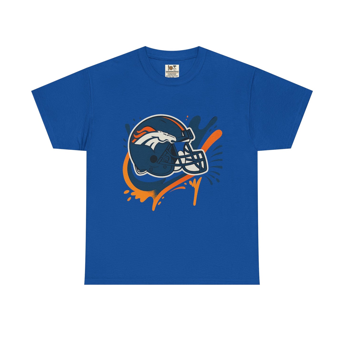 Denver Broncos Heavy Cotton Tee, Sports Team Shirt, Game Day Apparel, Unisex T-Shirt, Football Fan Gift, Denver Merchandise