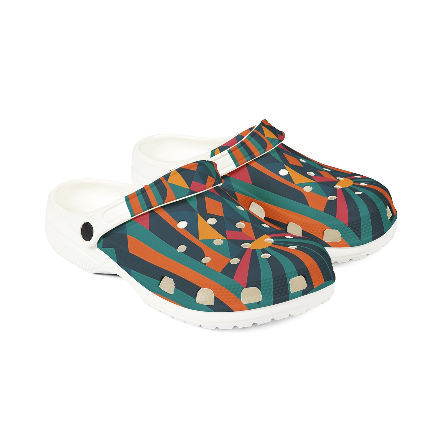 Vibrant AOP EVA Foam Clogs for Trendy Comfort | Unique Slip-On Shoes, Summer Fun, Festival Footwear, Casual Wear, Gift Ideas