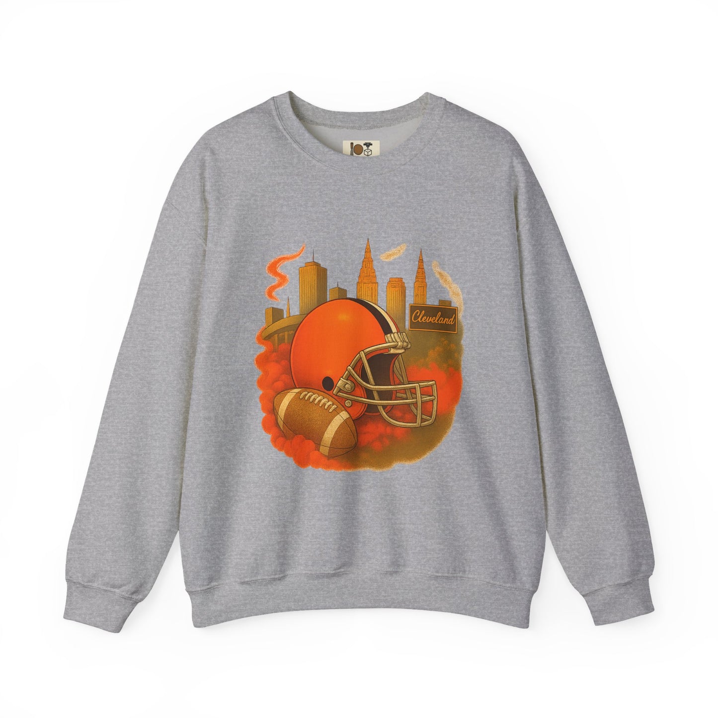 Cleveland Football Crewneck Sweatshirt