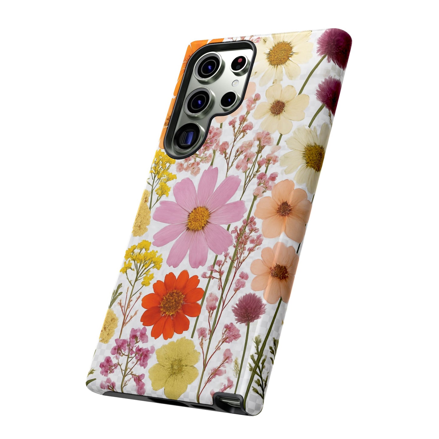 Floral Phone Case - Tough Cases, Stylish Protective Cover, Flower Design, Trendy Gift, Nature Lover Accessory, DRIED FLOWERS