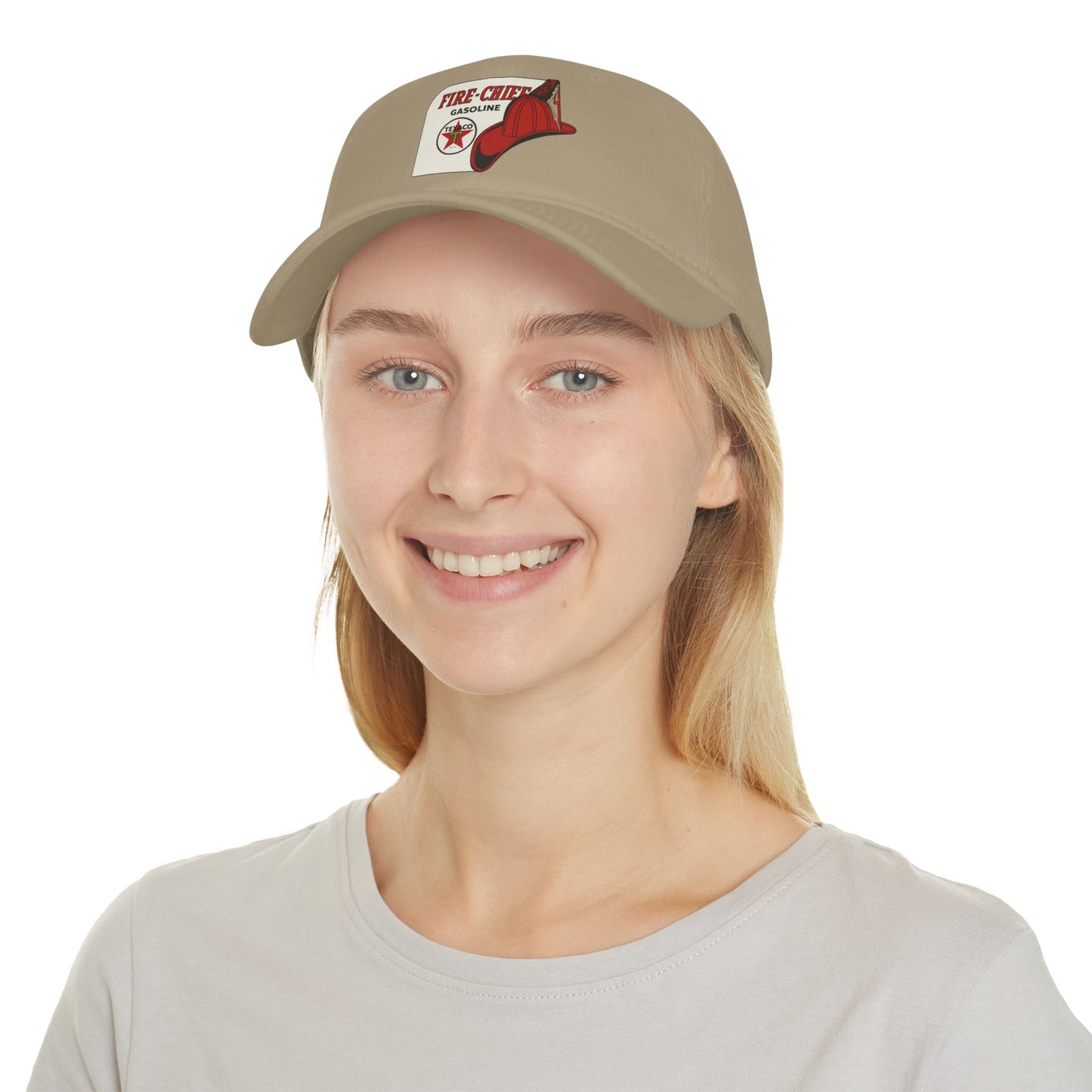 Vintage Fire Chief Baseball Cap, Ideal for Firefighters, Red Hat, Gasoline Logo Cap, Unique Gift for Men and Women