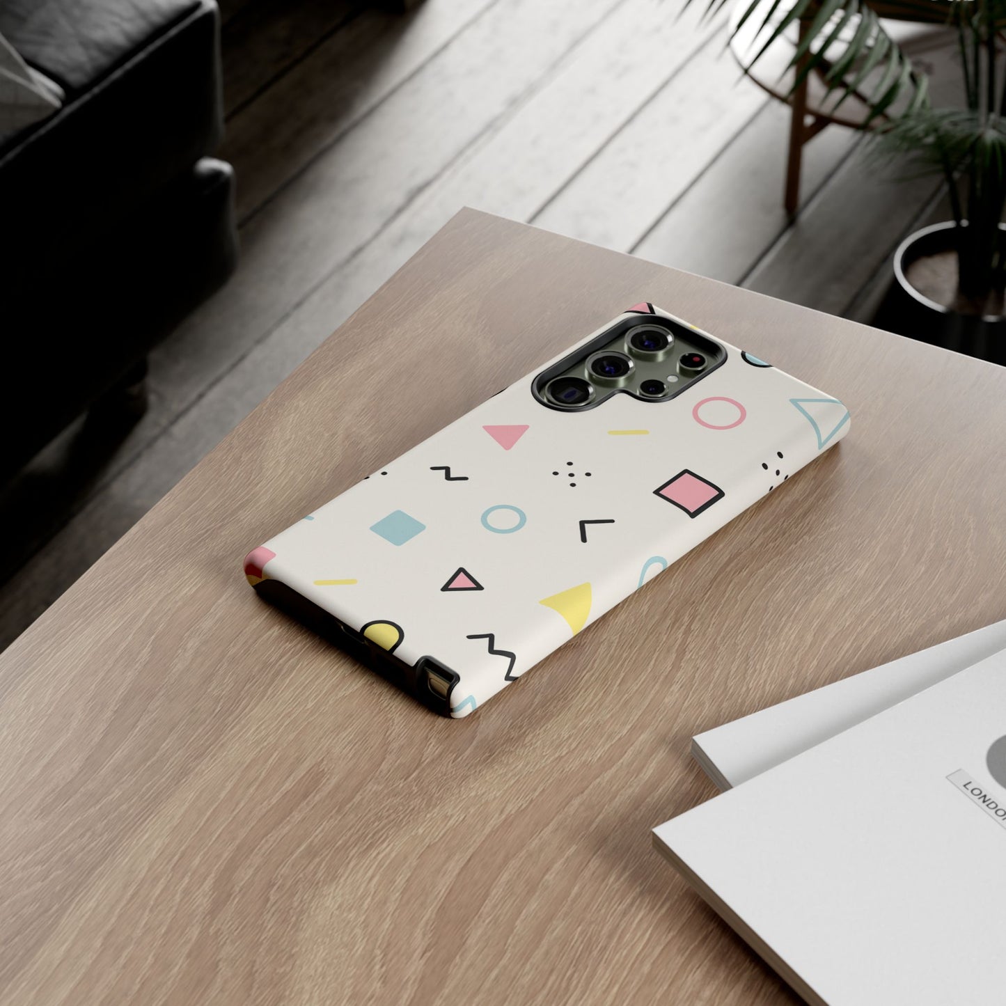 Geometric Phone Case - Stylish Tough Cases for Trendsetters, Unique Phone Covers, Modern Accessories, Gift Ideas for Her