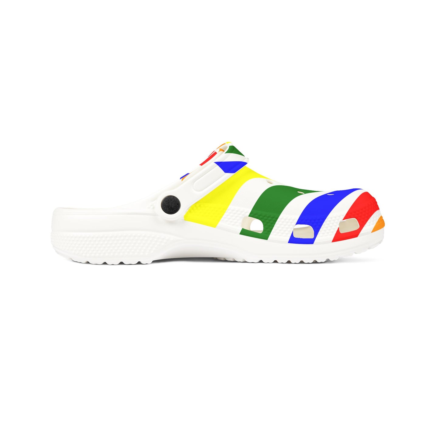Colorful EVA Foam Shoes - Rainbow Slippers for Summer, Casual Footwear, Festival Shoes, Vibrant Indoor/Outdoor Clogs