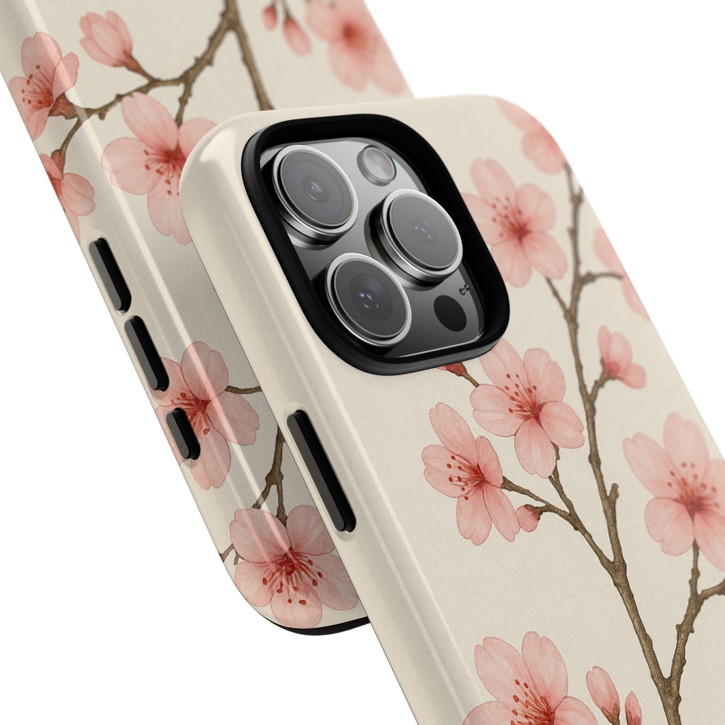 Cherry Blossom Phone Case, Floral Phone Cover, Tough Case for Gifts, Spring Decor, Cute Tech Accessories, Nature Lover's Gift