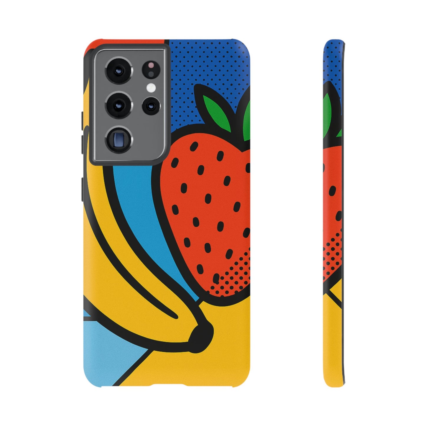 Colorful Fruit Phone Case - Tough Cases - Fun, Vibrant, Unique, Gifts for Friends, Summer Accessories, Trendy Phone Protector