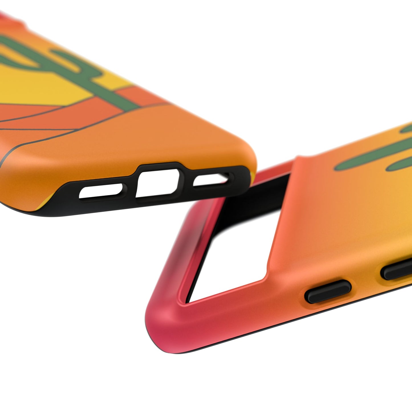 Desert Vibes Phone Case, Tough Cases, Cactus Design, Colorful Phone Cover, Summer Aesthetic, Unique Gift Idea
