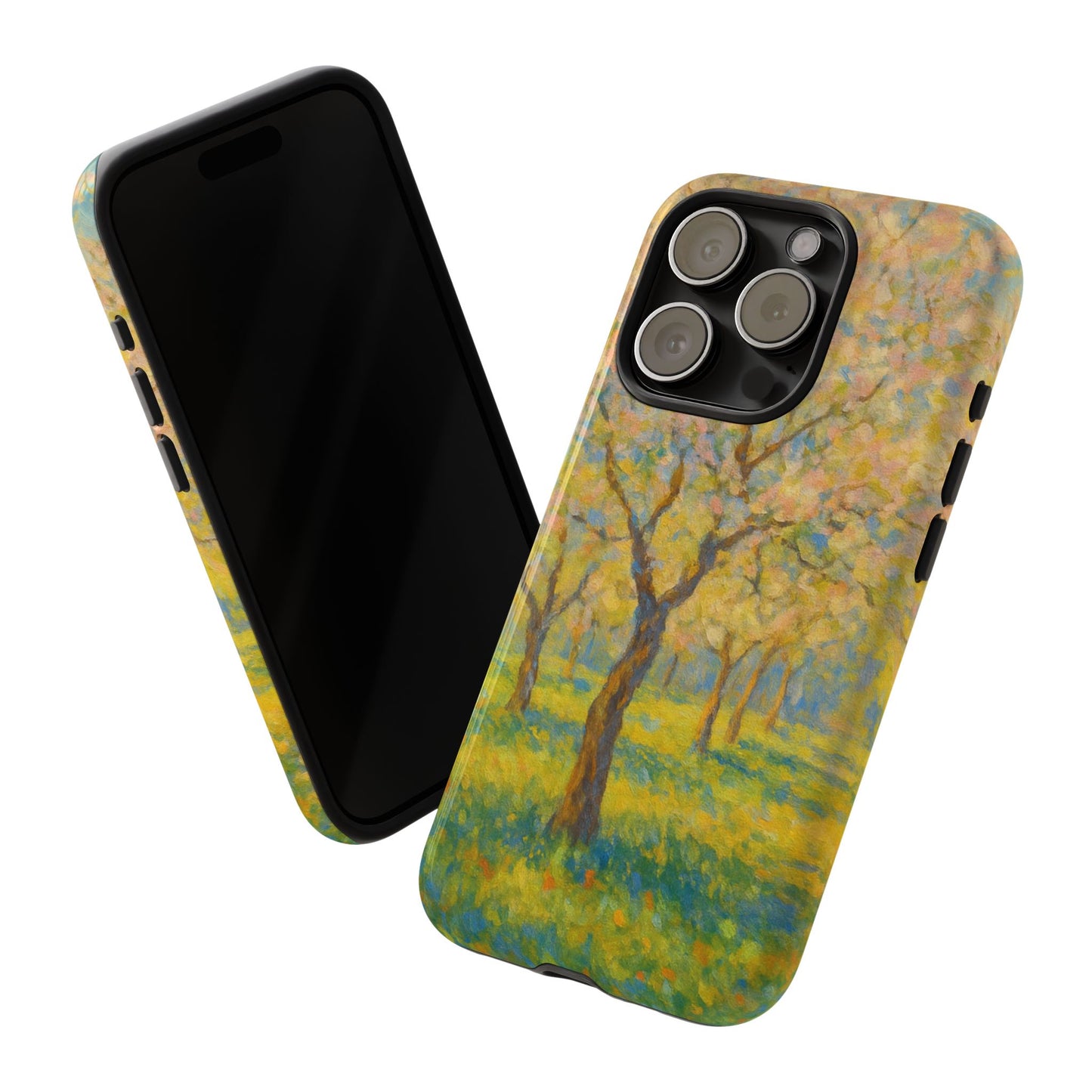 Artistic Phone Case, Tough Phone Case, Flower Tree Case, Spring Decor, Unique Phone Cover, Nature Lover Gift