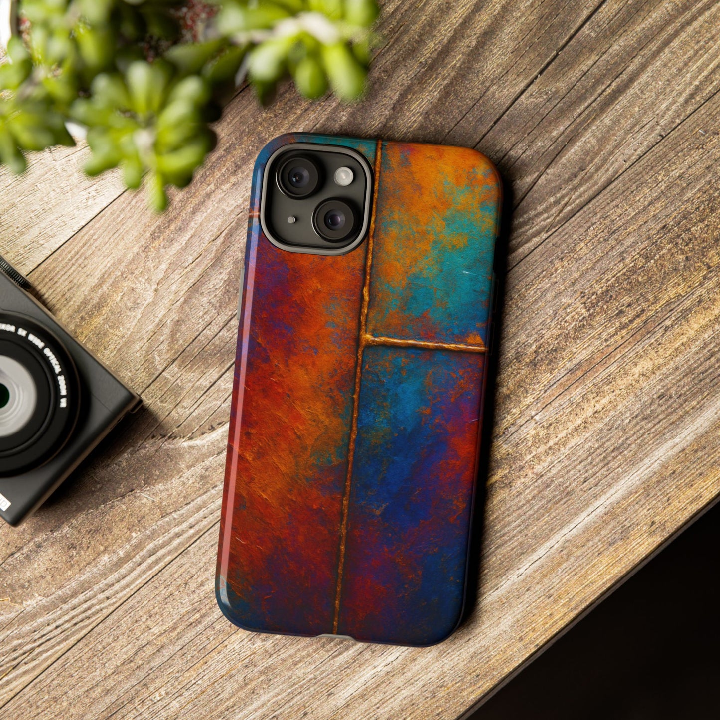 Colorful Artistic Phone Case, Tough Cases, Vibrant Phone Cover, Protective Case, Unique Gift for Art Lovers, Birthday Gift