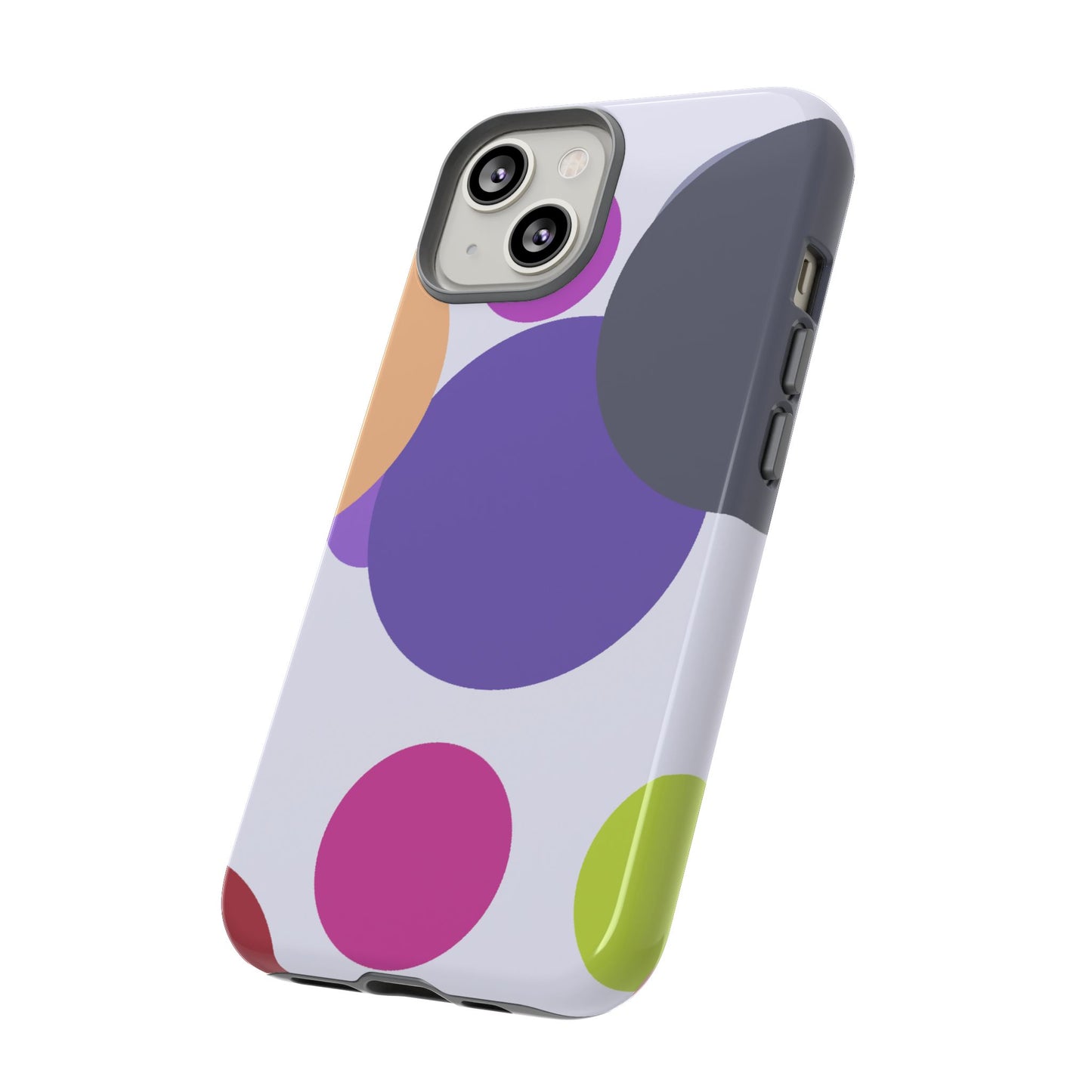 Colorful Geometric Phone Case, Bold Protective Cover for iPhone, Unique Gift for Trendy Teens, Fun Customizable Cases, Modern Design