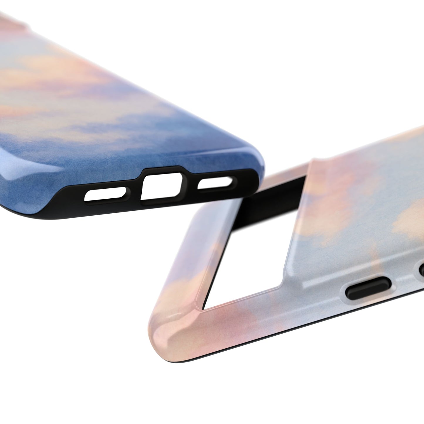 Sky Blue Cloud Phone Case, Tough Phone Cover, Aesthetic Cell Phone Accessory, Gift for Teen, Trendy Tech Protection