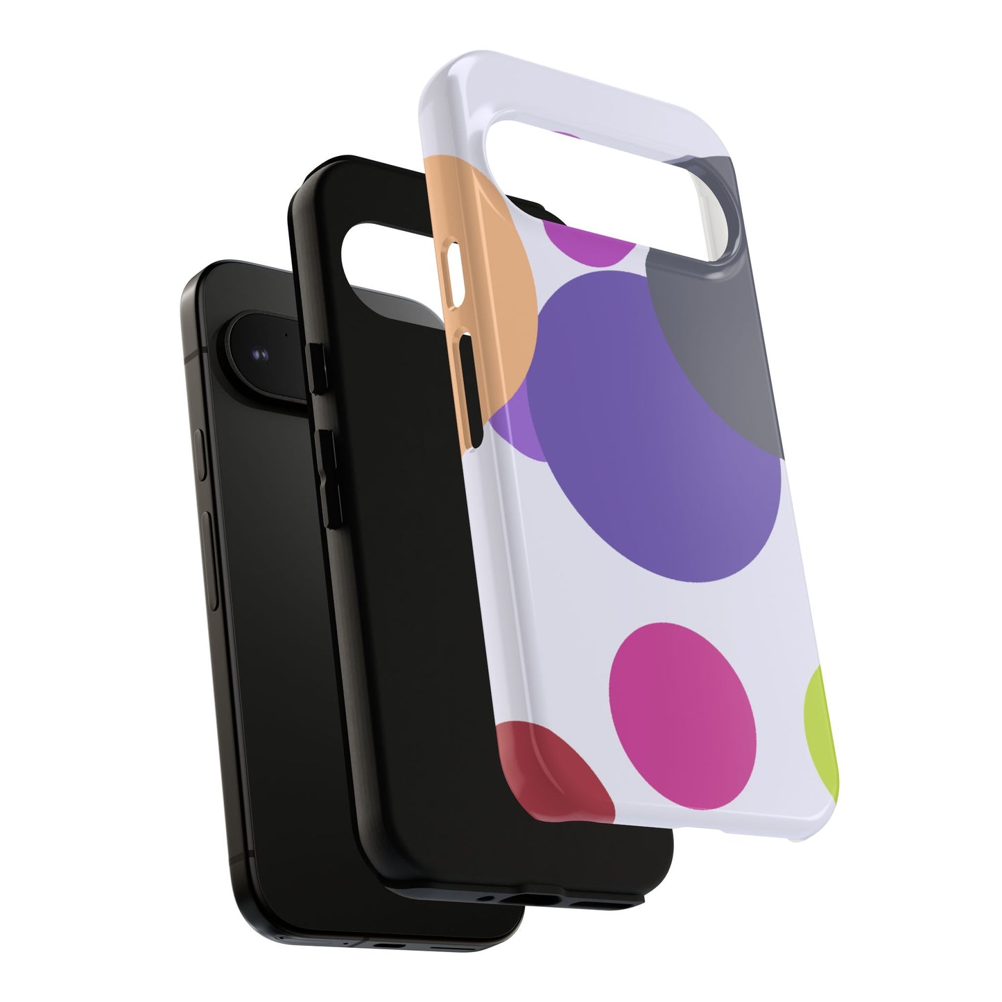 Colorful Geometric Phone Case, Bold Protective Cover for iPhone, Unique Gift for Trendy Teens, Fun Customizable Cases, Modern Design