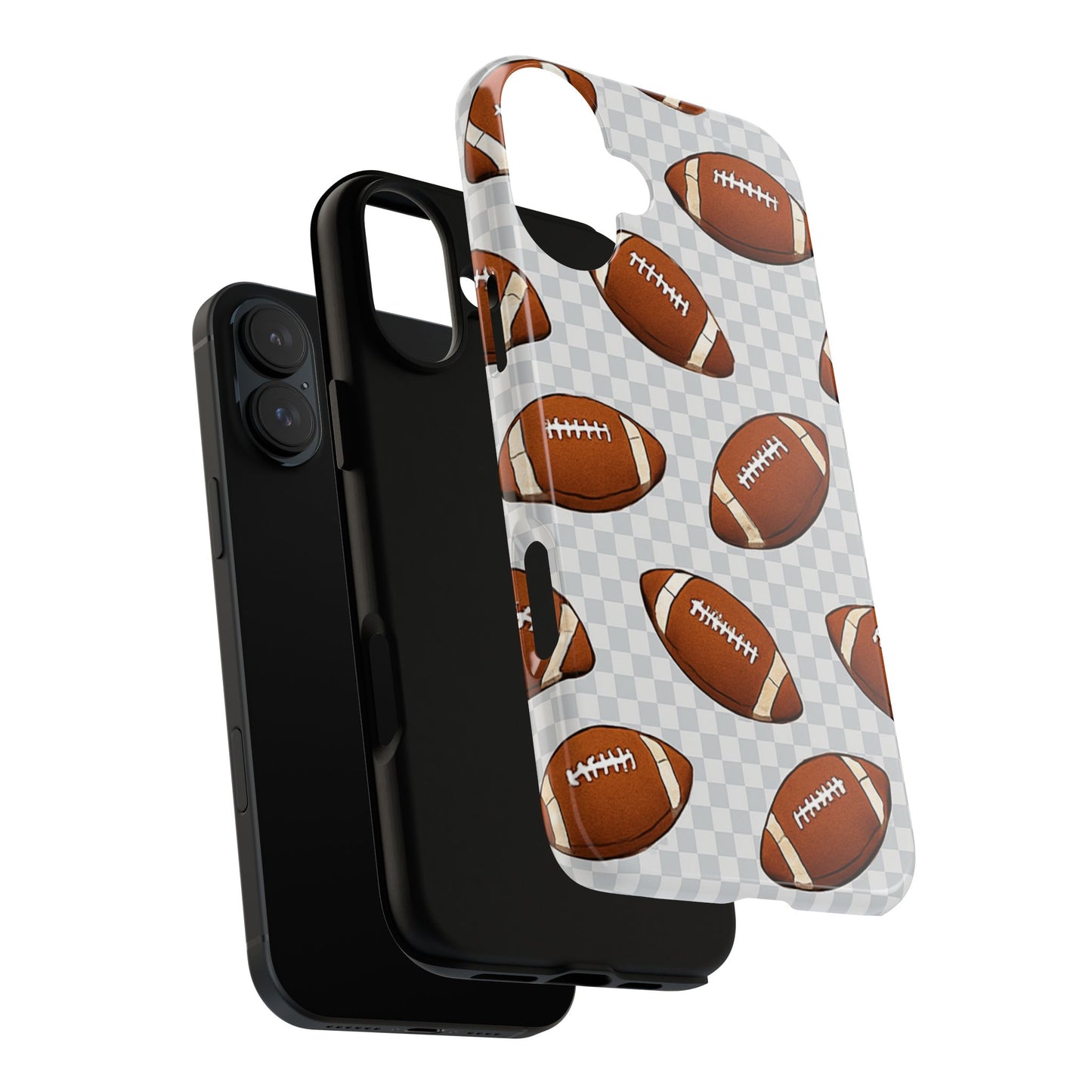 Football Phone Case, Tough Cases for Sports Fans, Unique Gift for Football Lovers, Protective Decor, Athletic Accessories