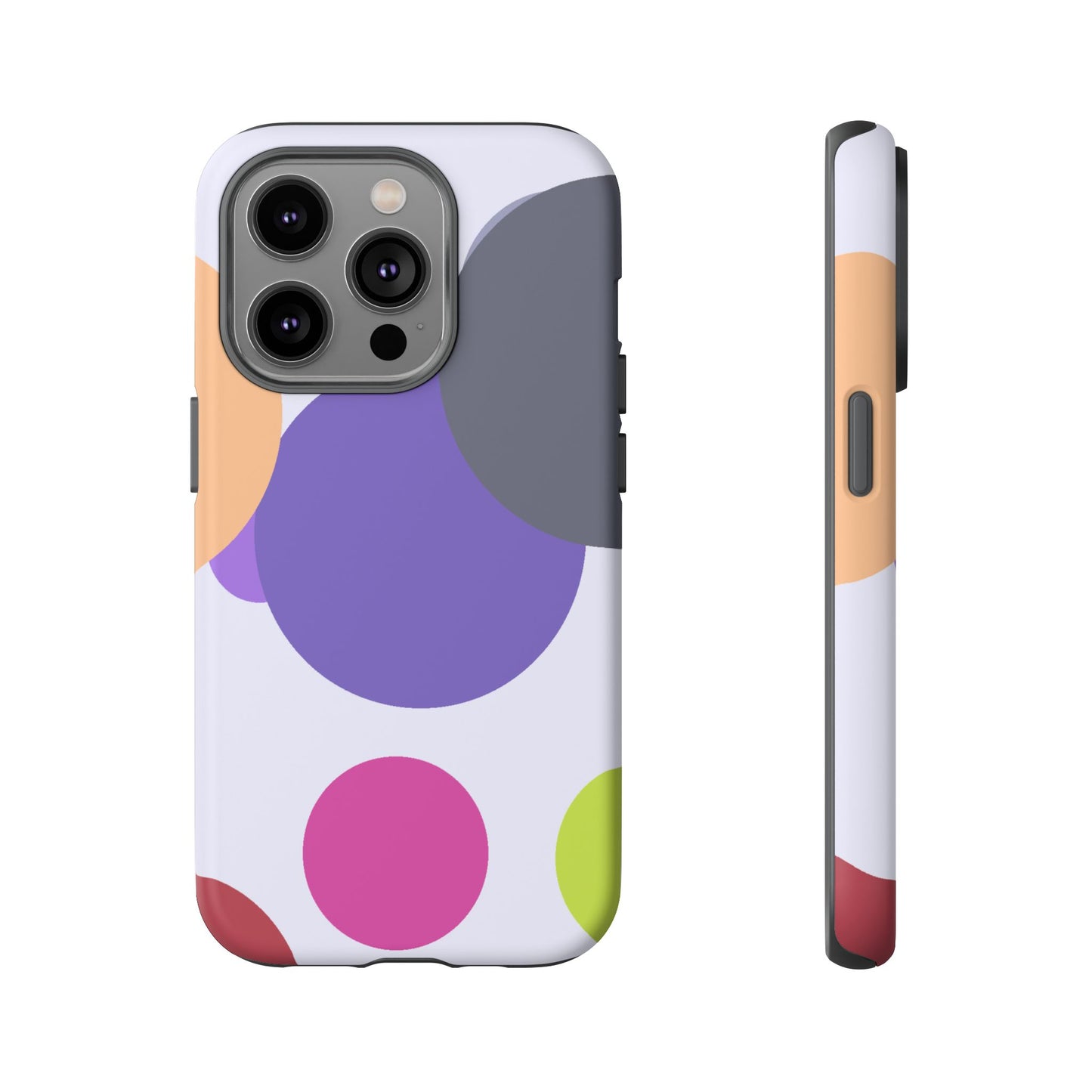 Colorful Geometric Phone Case, Bold Protective Cover for iPhone, Unique Gift for Trendy Teens, Fun Customizable Cases, Modern Design