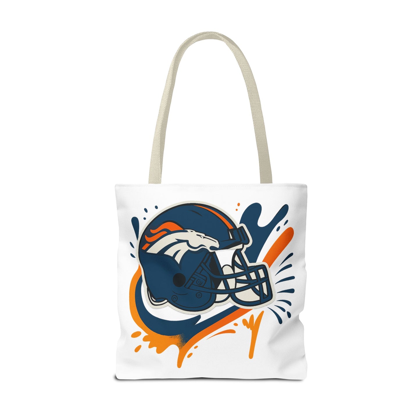 Denver Broncos Sports Tote Bag, Game Day Tote, Football Fan Gift, NFL Accessories, Team Spirit Bag, AOP Design