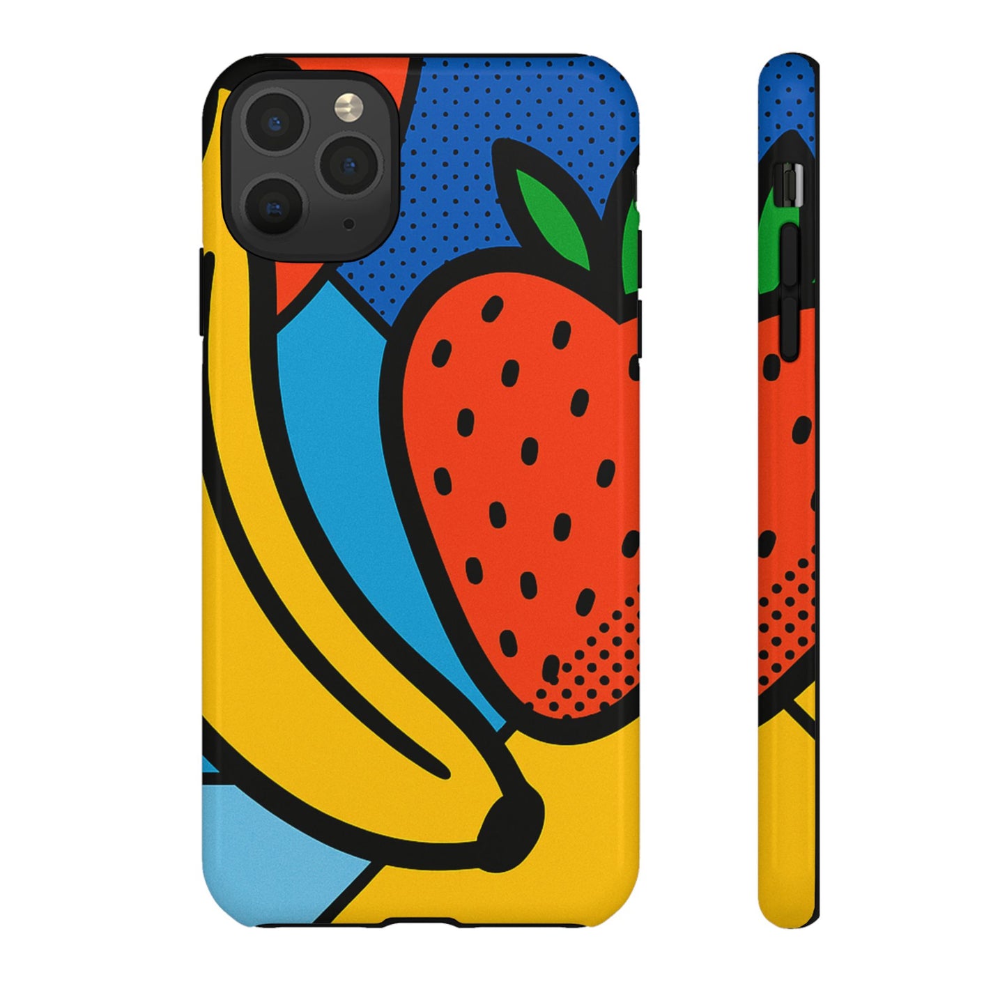 Colorful Fruit Phone Case - Tough Cases - Fun, Vibrant, Unique, Gifts for Friends, Summer Accessories, Trendy Phone Protector