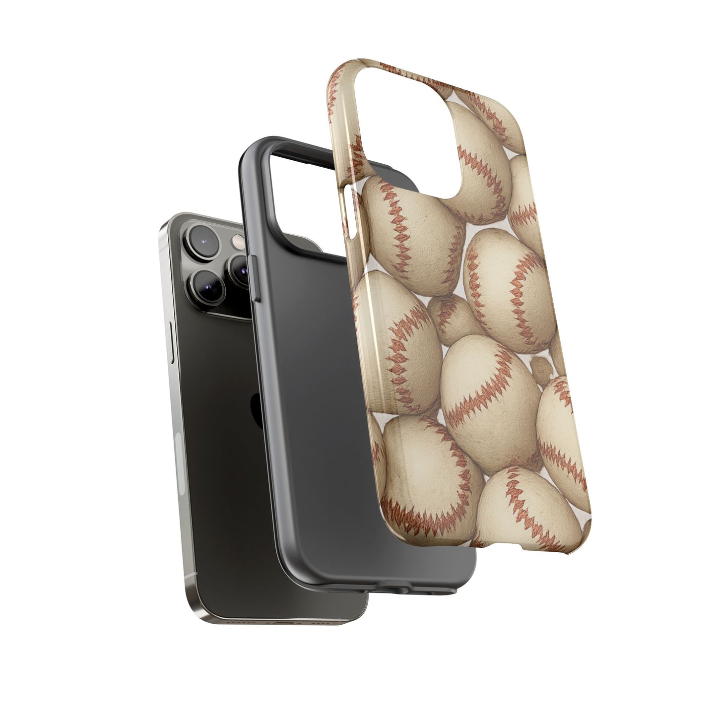 Baseball Phone Case, Tough Cases for Sports Fans, Custom iPhone Cover, Unique Gift for Baseball Lovers, Durable Protection