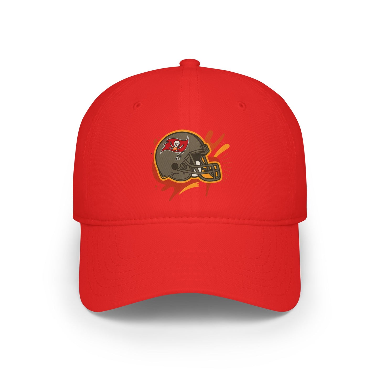 Stylish Low Profile Baseball Cap, Casual Sports Hat, Gift for Sports Fans, Everyday Wear, Outdoor Adventures, Red Team Cap