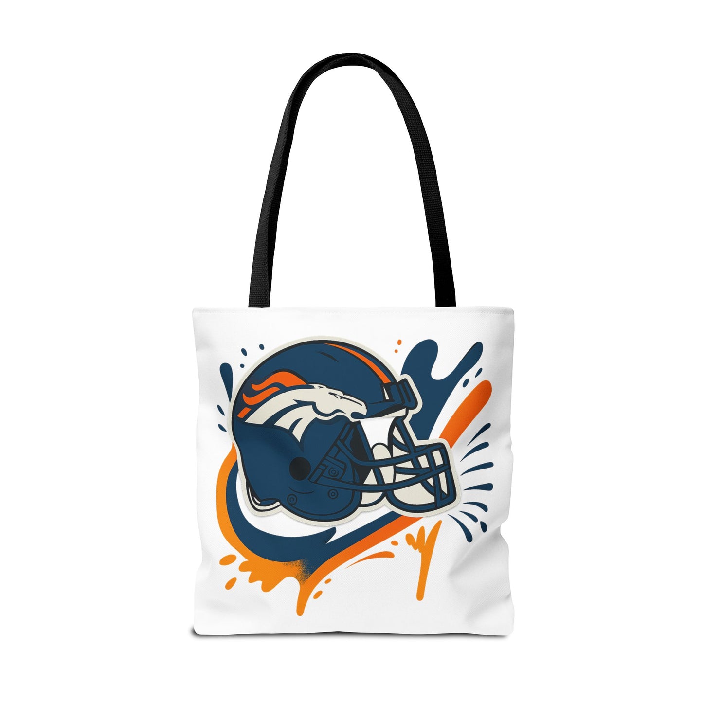 Denver Broncos Sports Tote Bag, Game Day Tote, Football Fan Gift, NFL Accessories, Team Spirit Bag, AOP Design