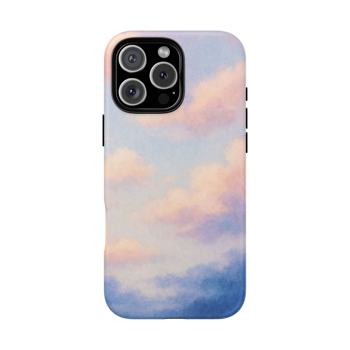 Sky Blue Cloud Phone Case, Tough Phone Cover, Aesthetic Cell Phone Accessory, Gift for Teen, Trendy Tech Protection