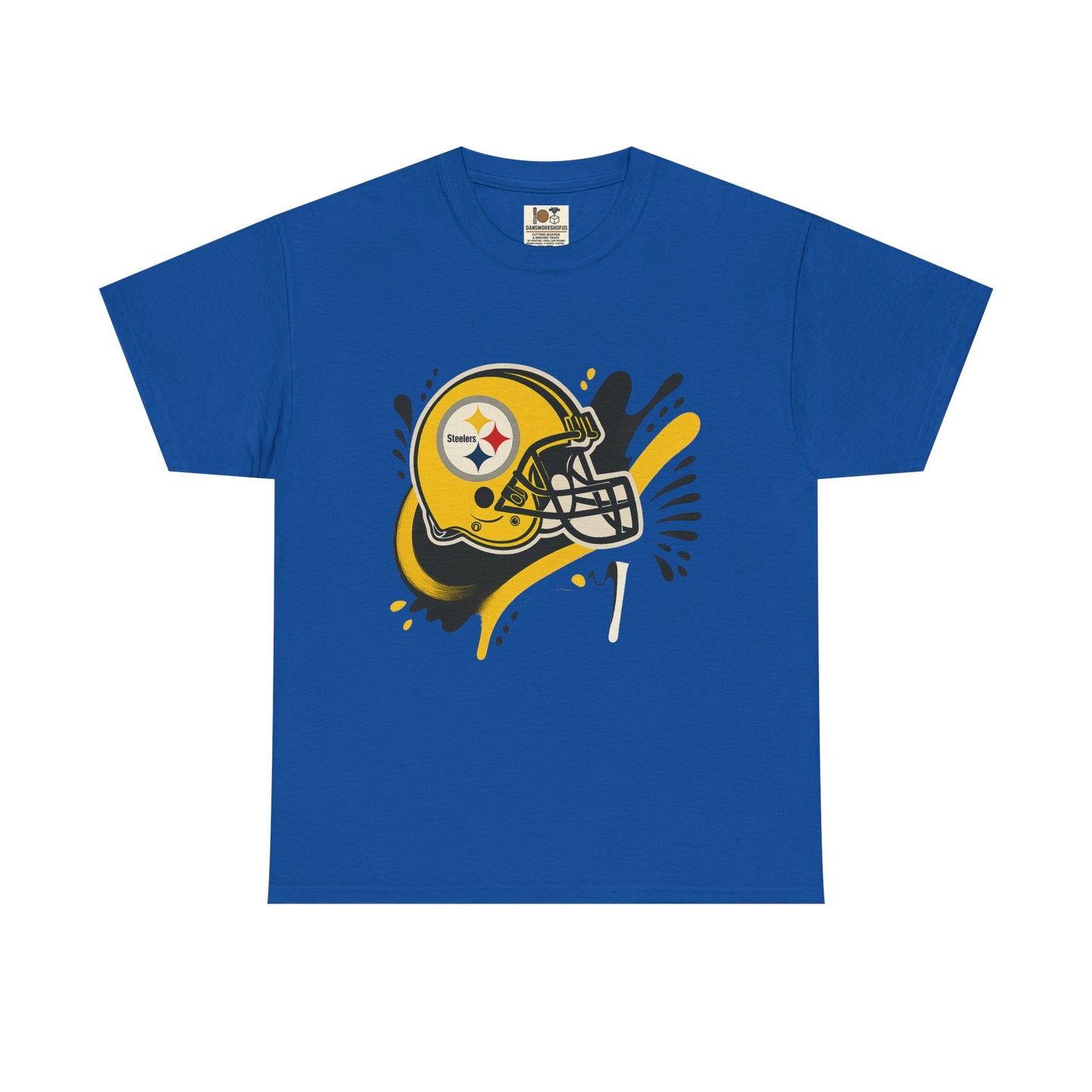 Pittsburgh Steelers Inspired Unisex Heavy Cotton Tee, Sports Fan T-Shirt, Game Day Apparel, Gift for Him/Her, Football Season Style